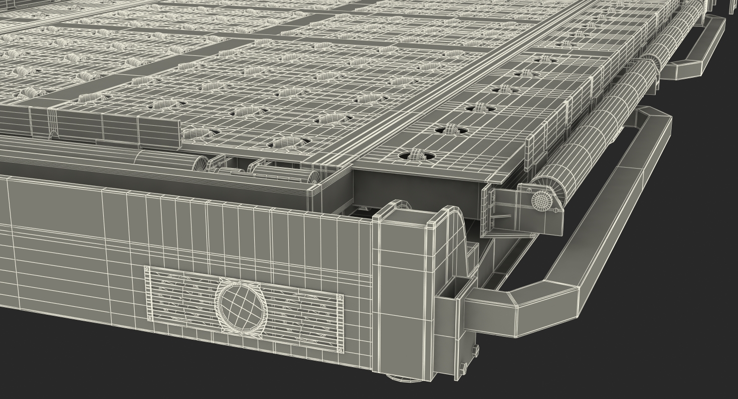 Aircraft Ground Support Lower Deck Loader Commander 15 3D model