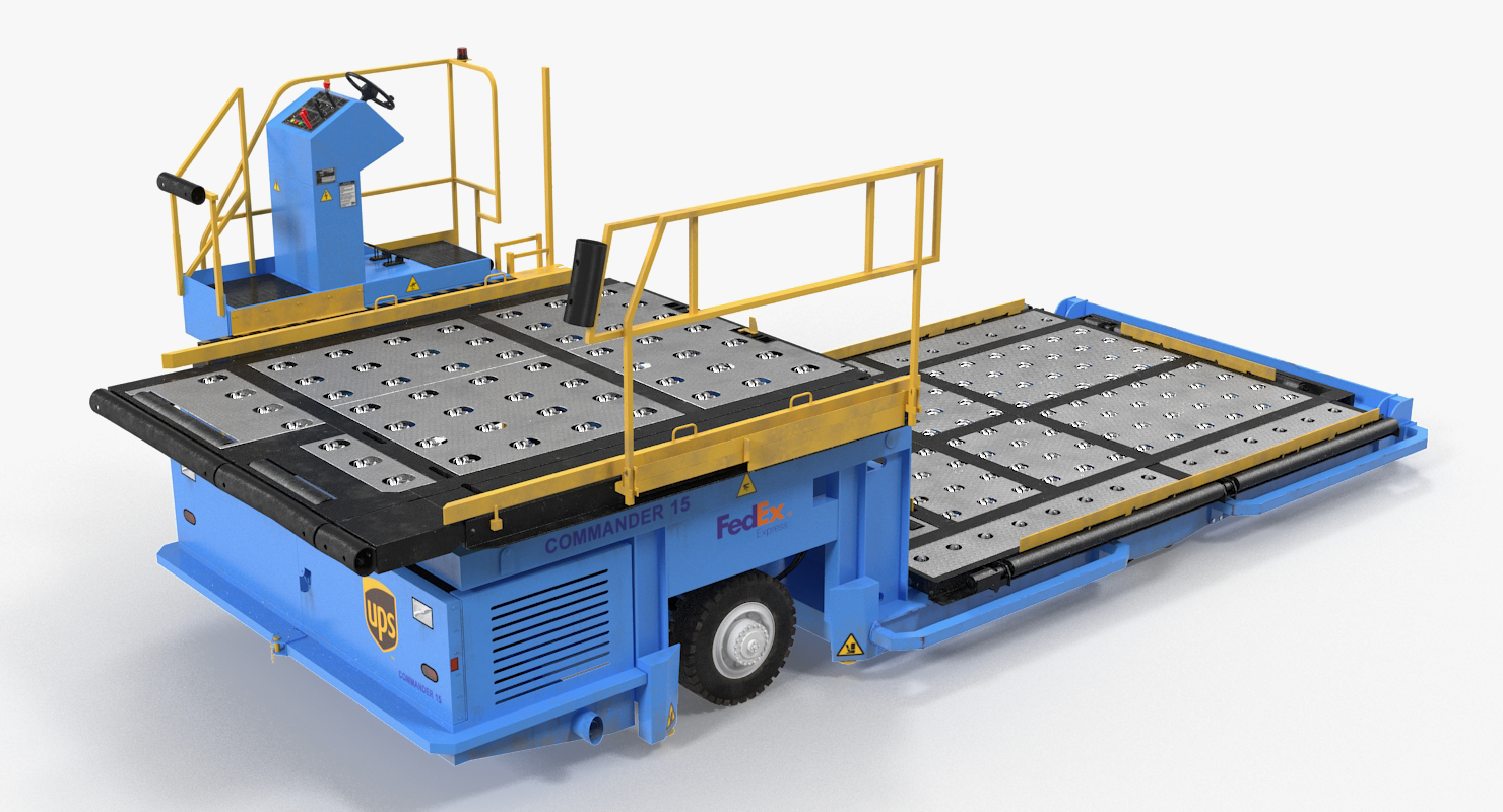 Aircraft Ground Support Lower Deck Loader Commander 15 3D model
