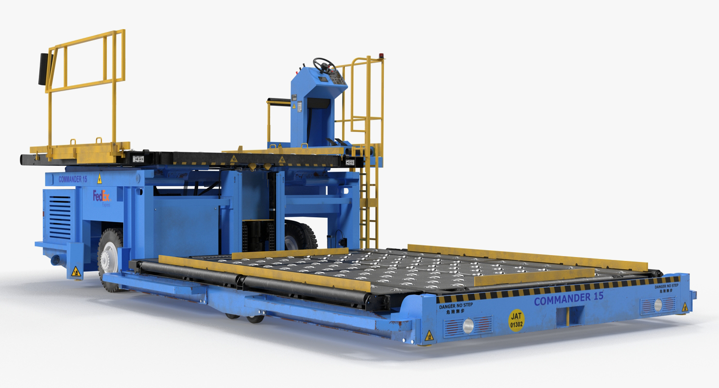 Aircraft Ground Support Lower Deck Loader Commander 15 3D model
