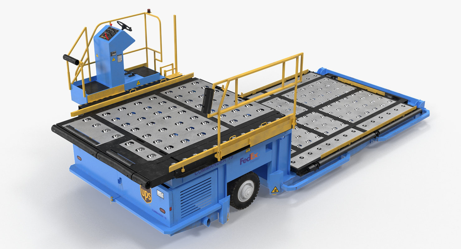 Aircraft Ground Support Lower Deck Loader Commander 15 3D model