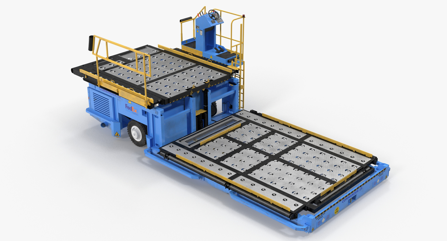 Aircraft Ground Support Lower Deck Loader Commander 15 3D model