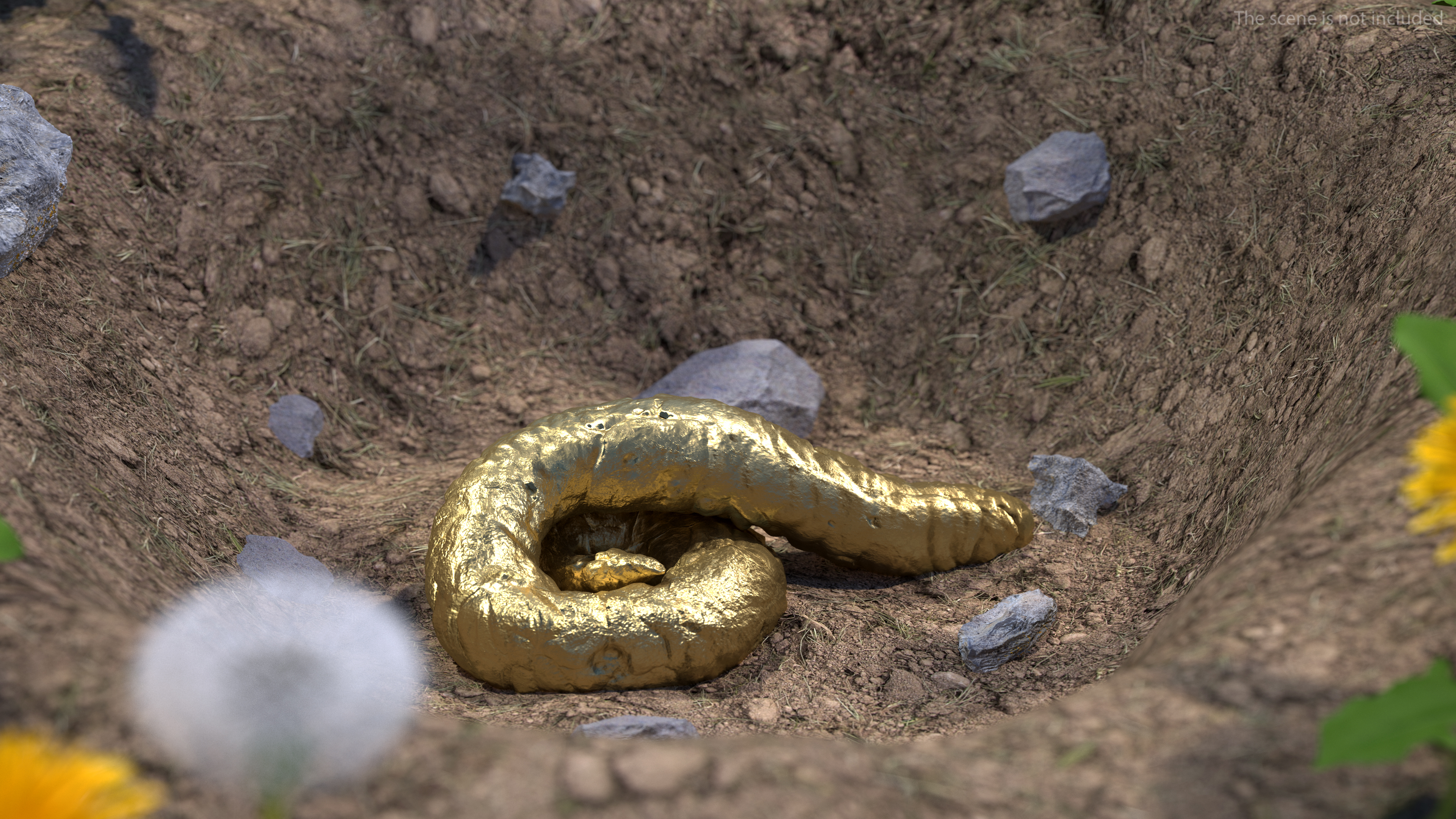 3D Crap Golden