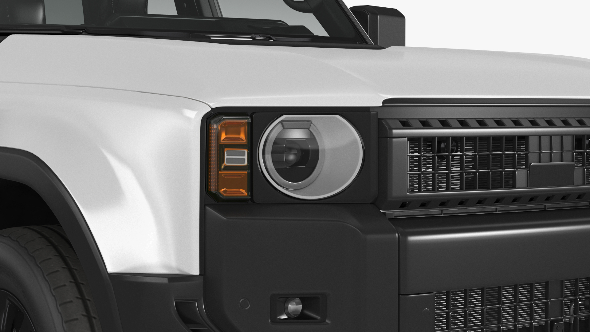 3D model Generic SUV Vehicle White
