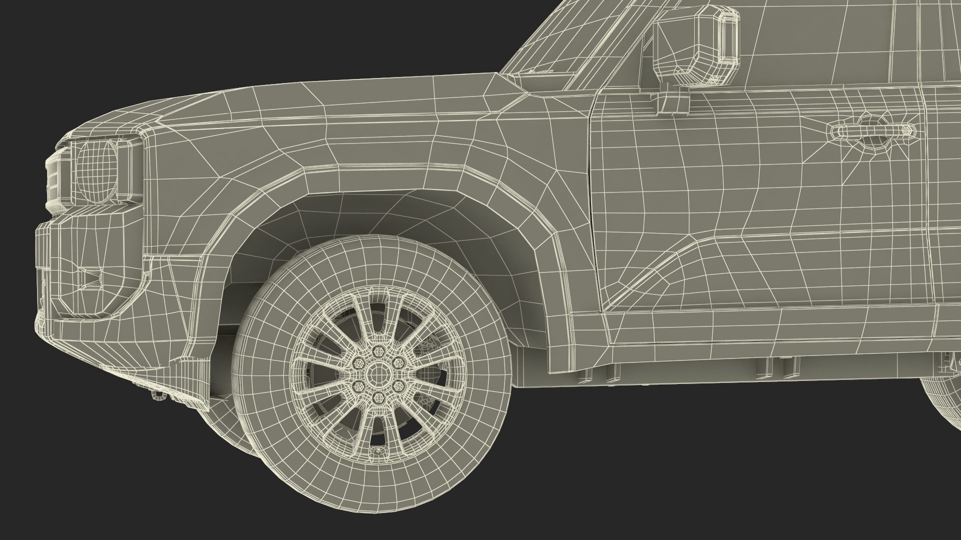 3D model Generic SUV Vehicle White