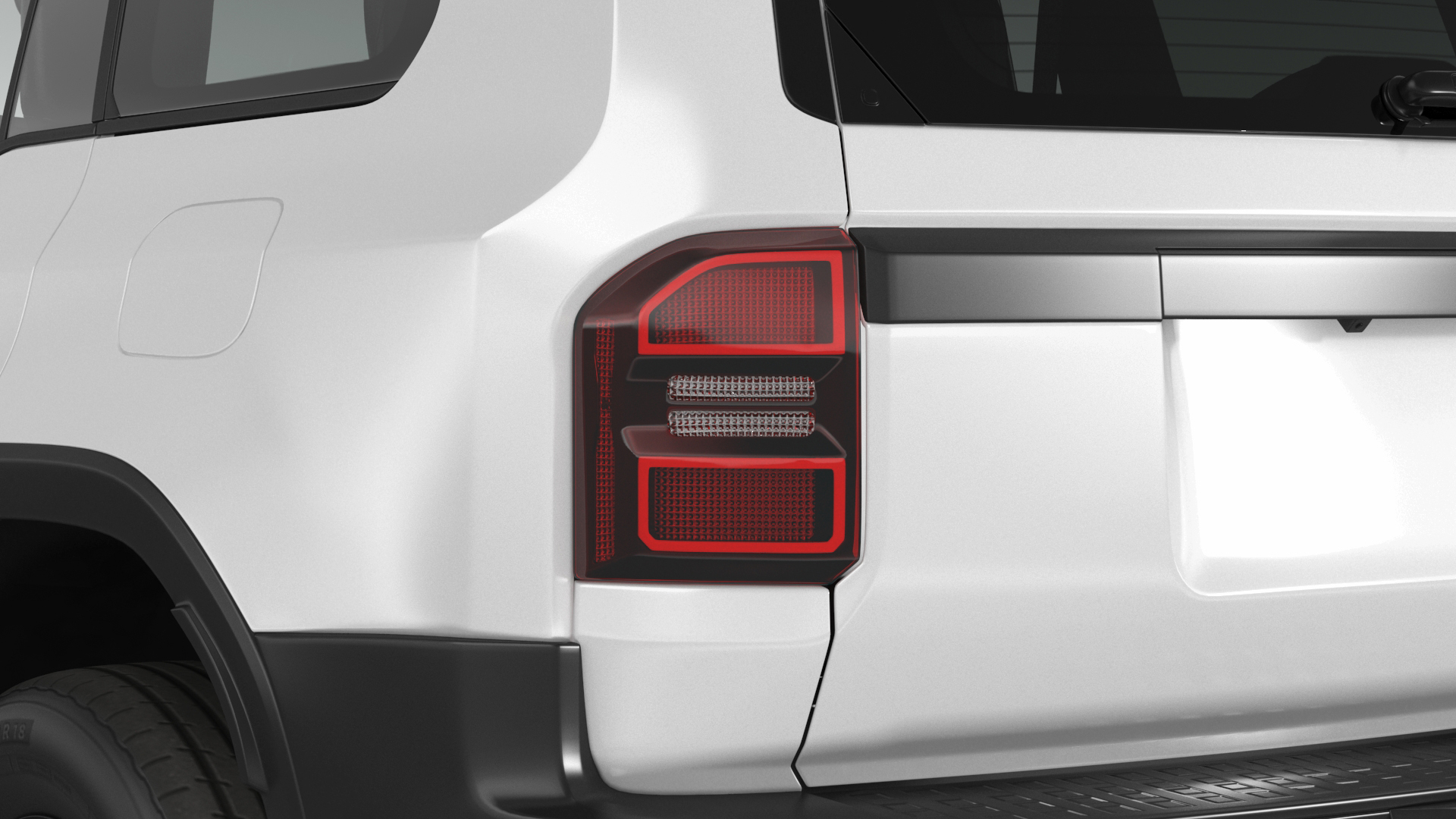 3D model Generic SUV Vehicle White