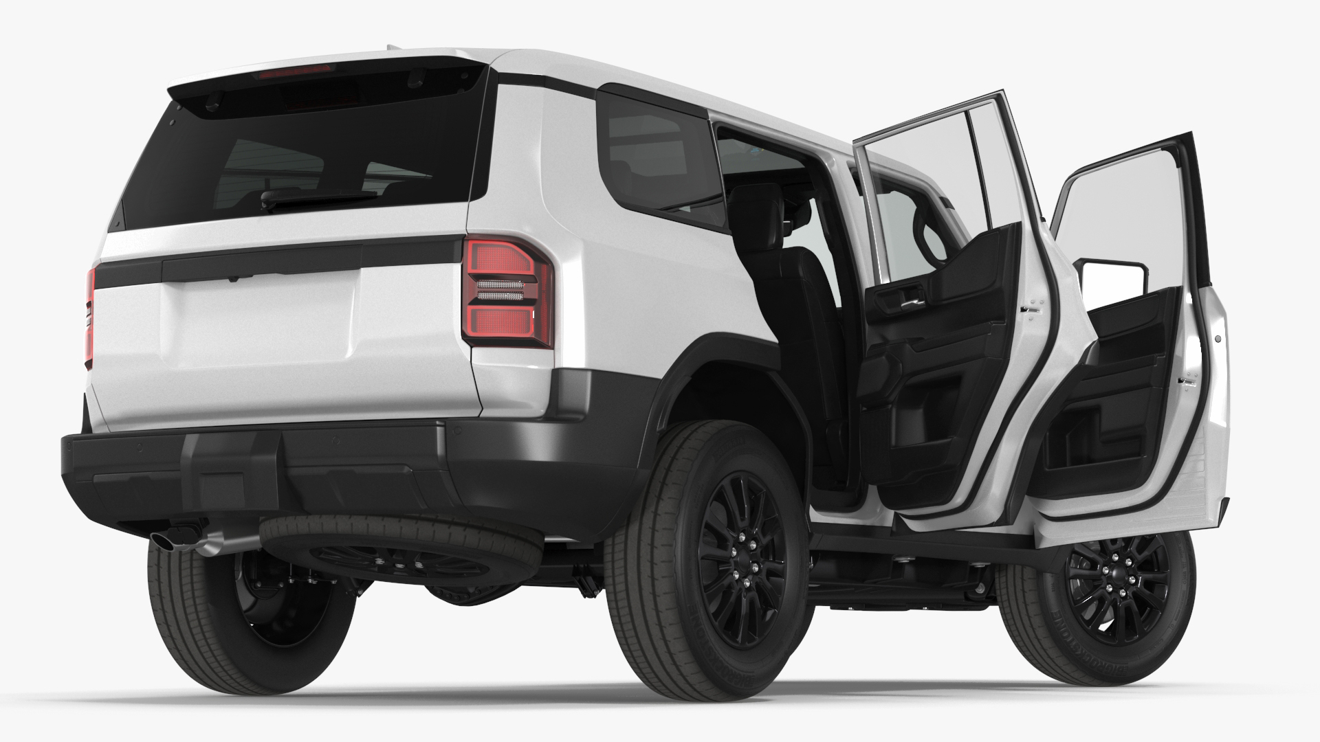 3D model Generic SUV Vehicle White