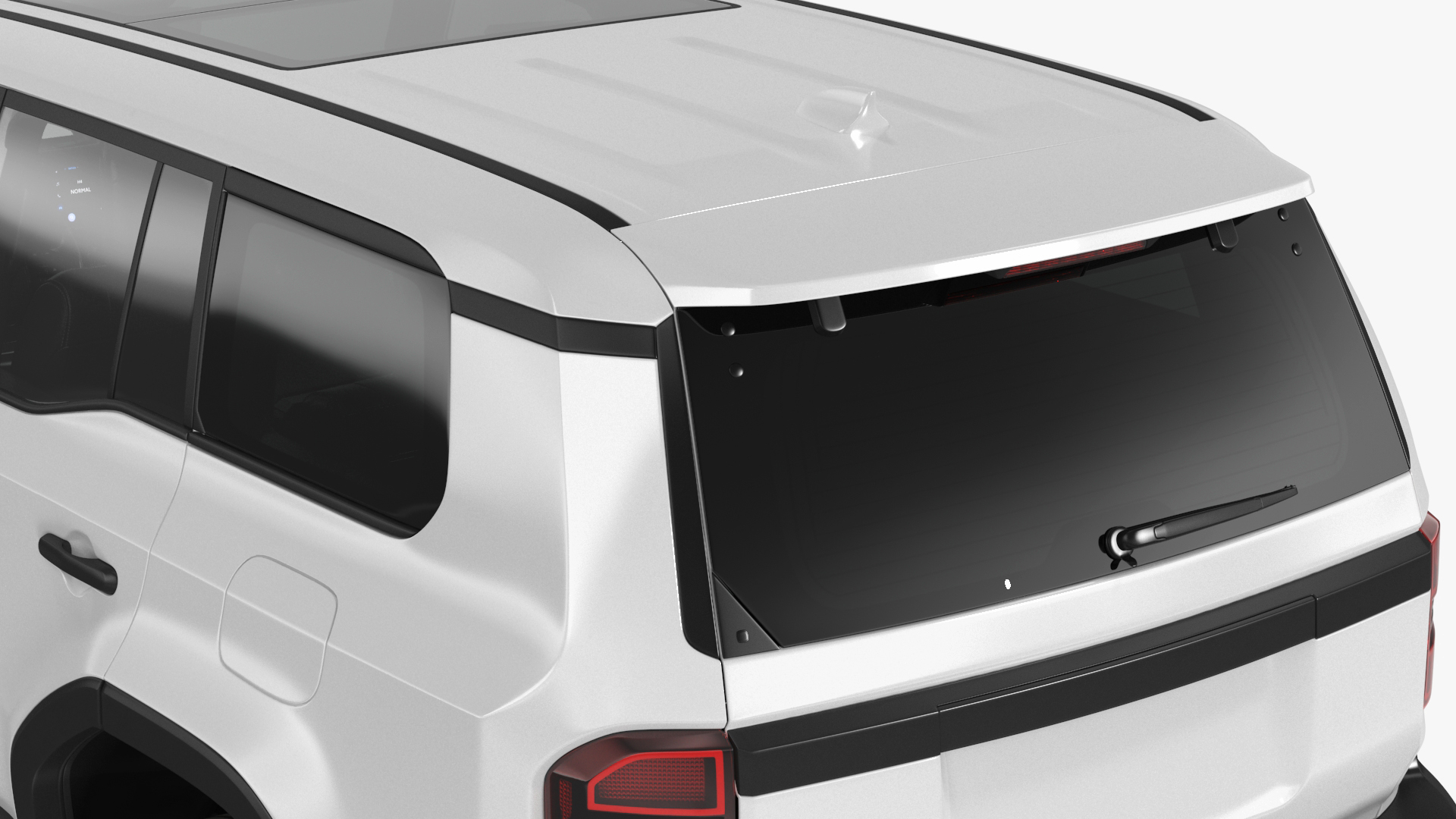 3D model Generic SUV Vehicle White