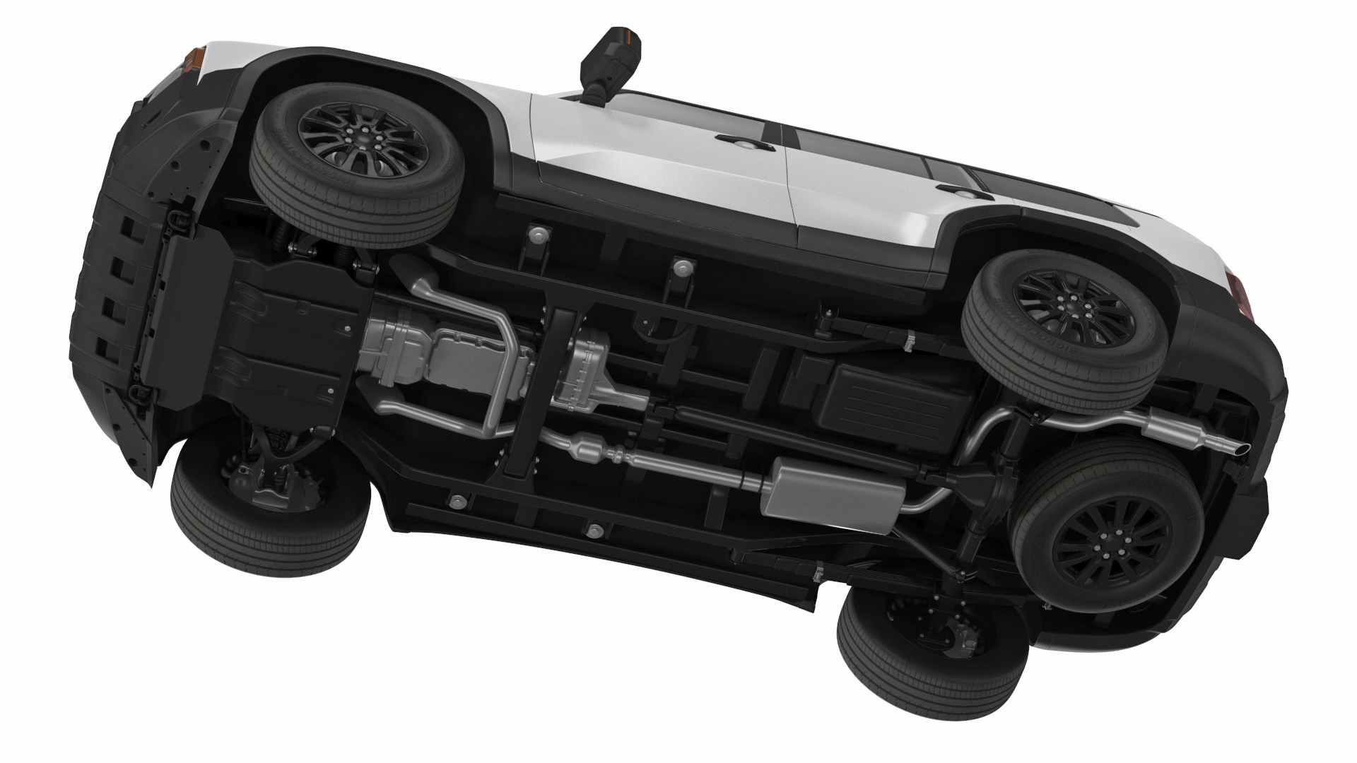 3D model Generic SUV Vehicle White