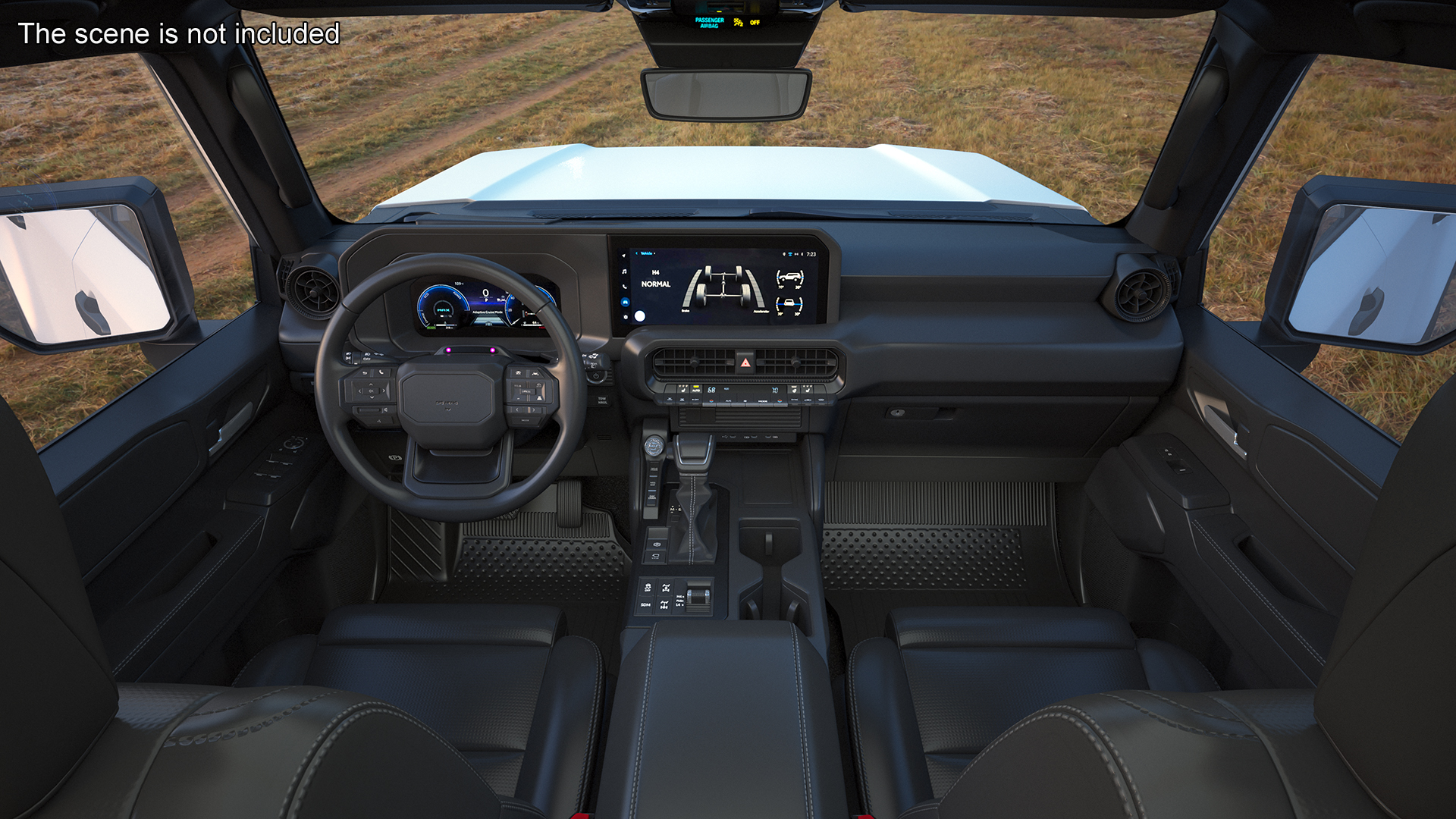3D model Generic SUV Vehicle White