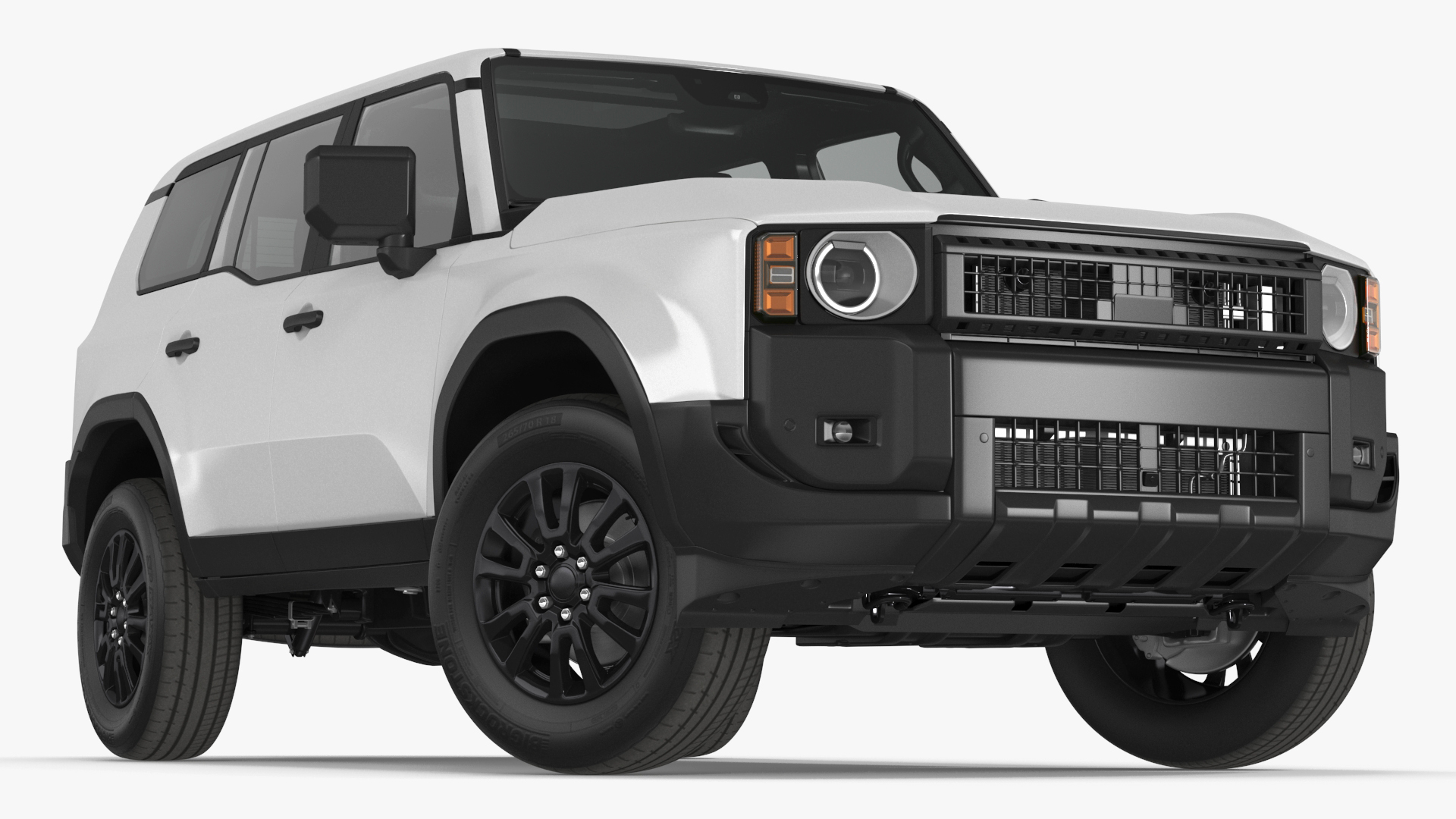 3D model Generic SUV Vehicle White