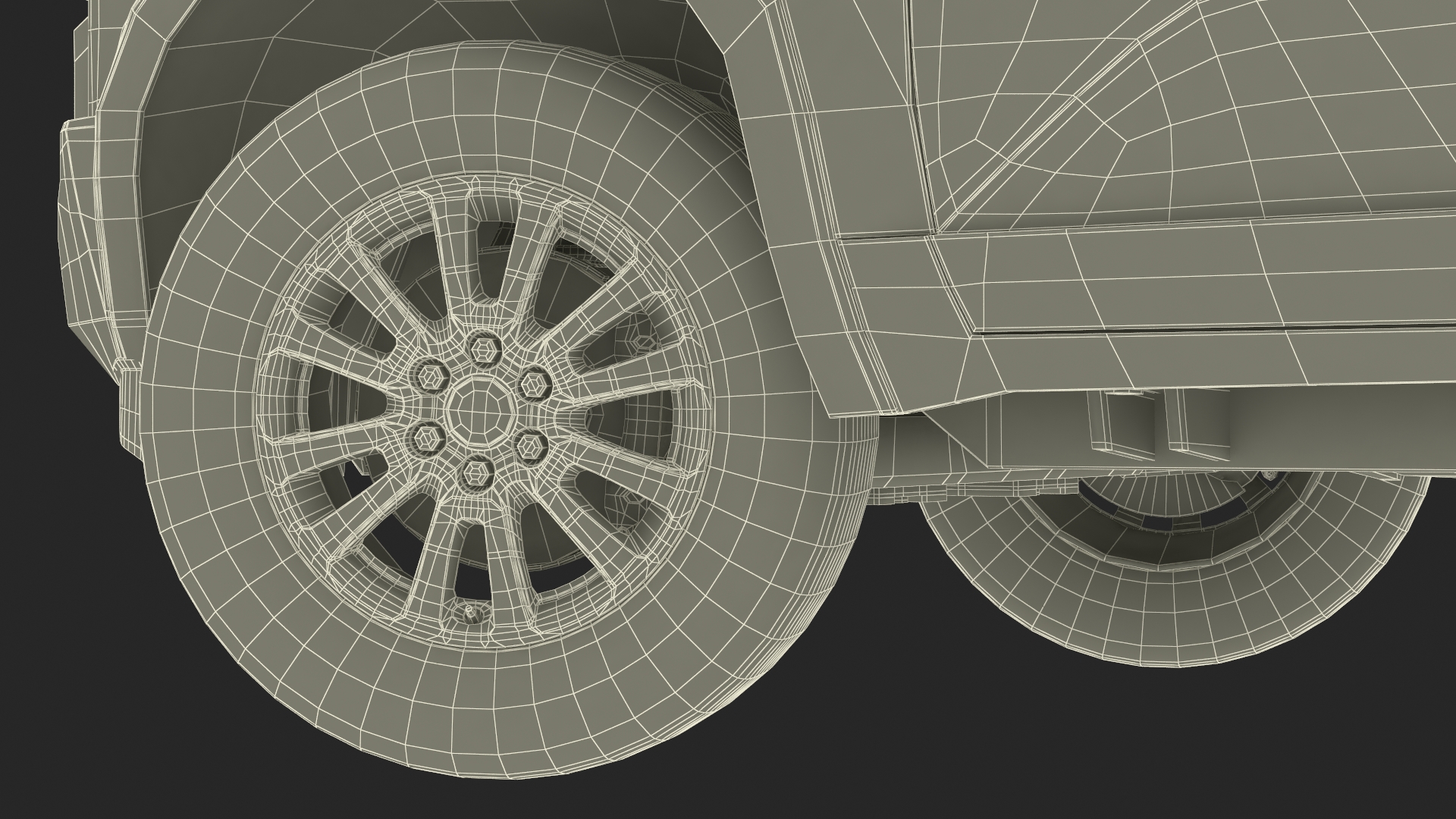3D model Generic SUV Vehicle White