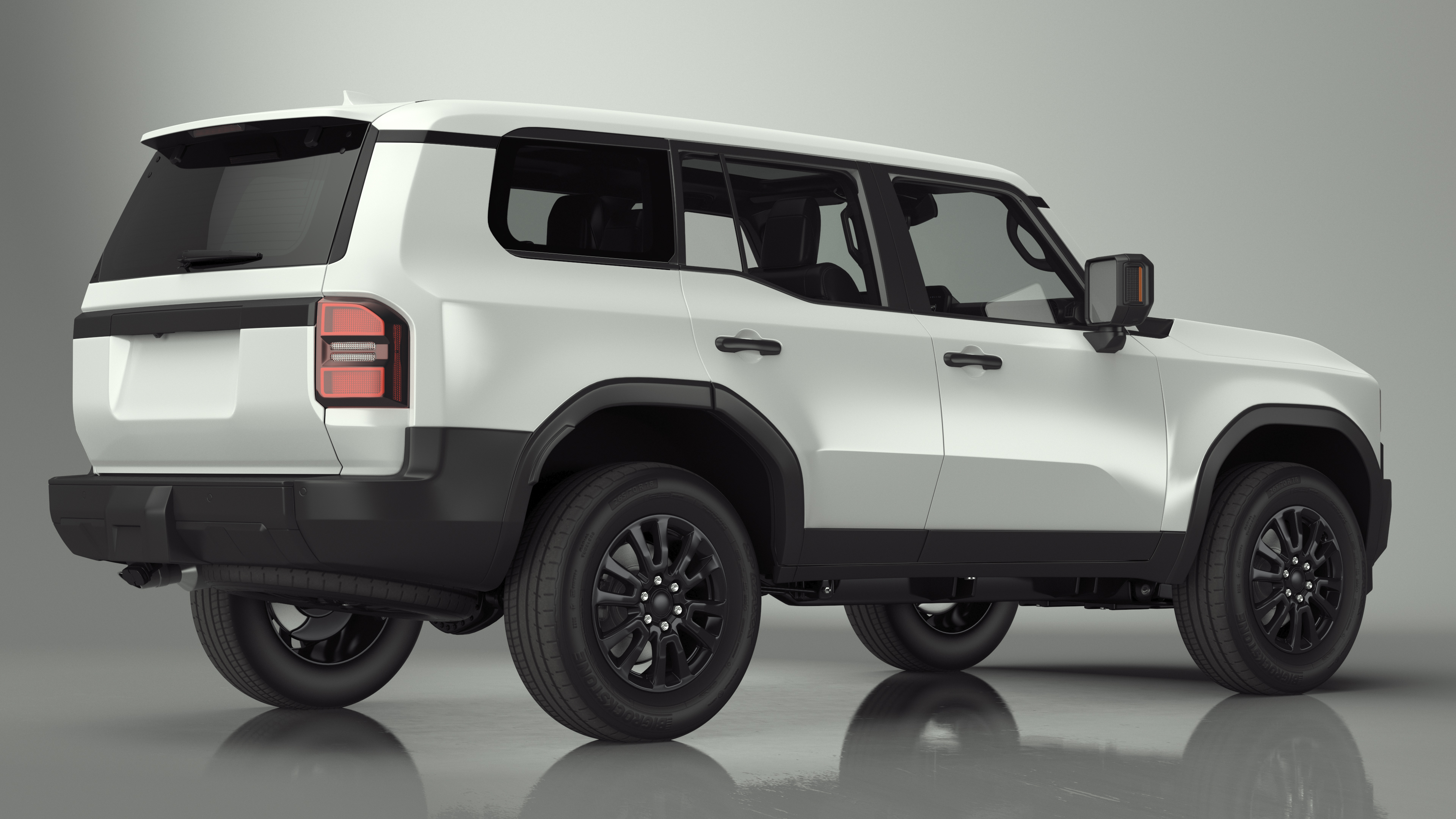 3D model Generic SUV Vehicle White