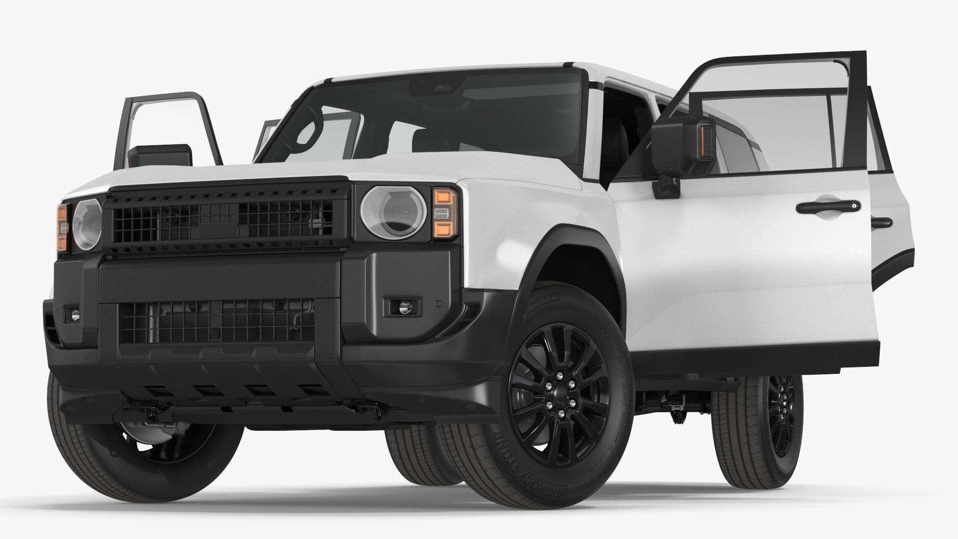 3D model Generic SUV Vehicle White