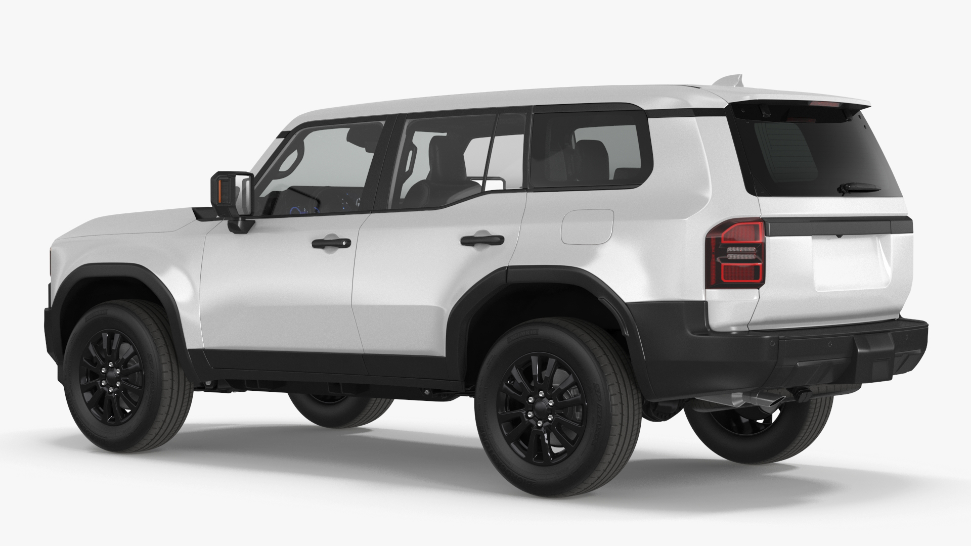 3D model Generic SUV Vehicle White
