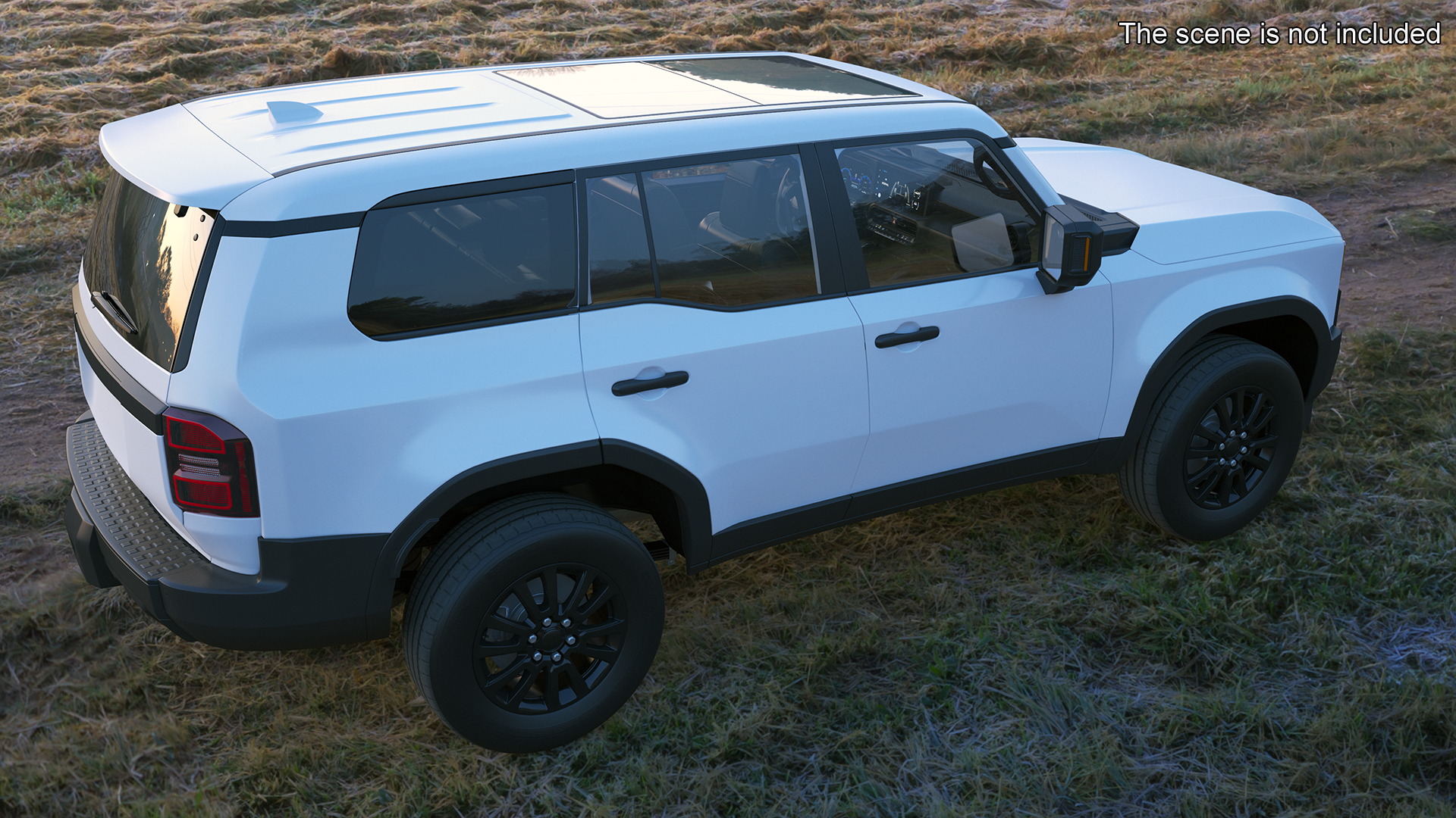 3D model Generic SUV Vehicle White