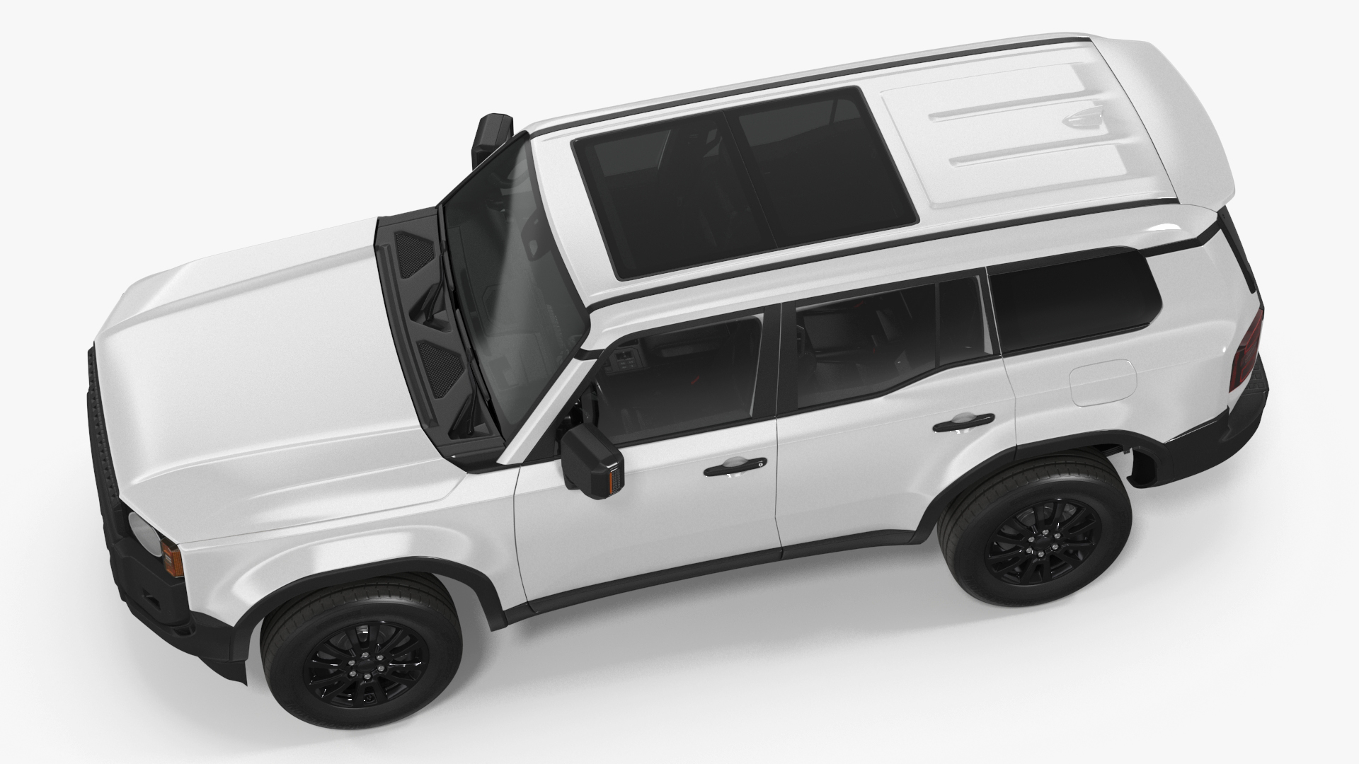 3D model Generic SUV Vehicle White