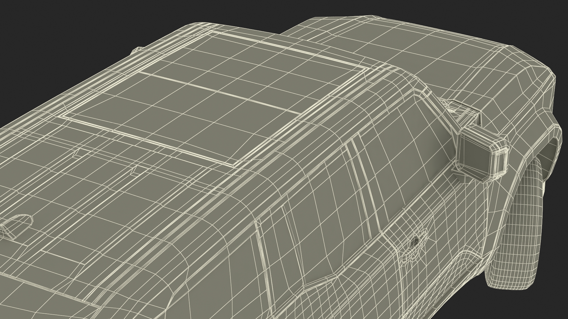 3D model Generic SUV Vehicle White