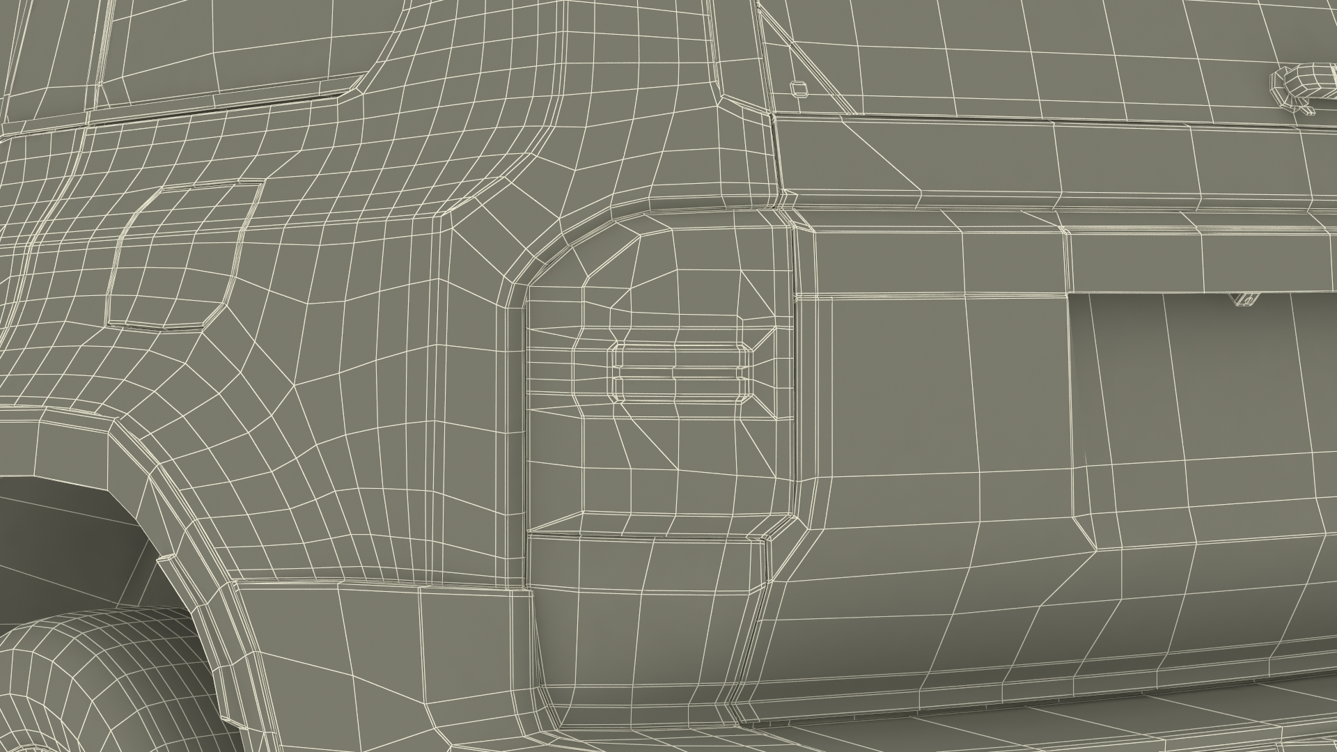 3D model Generic SUV Vehicle White