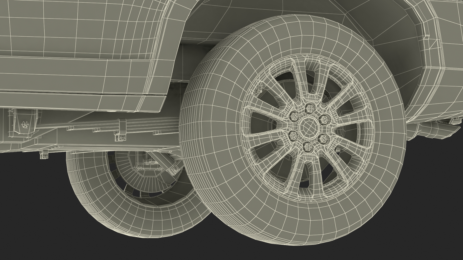 3D model Generic SUV Vehicle White