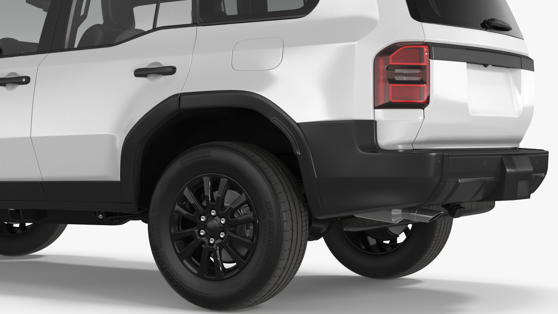 3D model Generic SUV Vehicle White