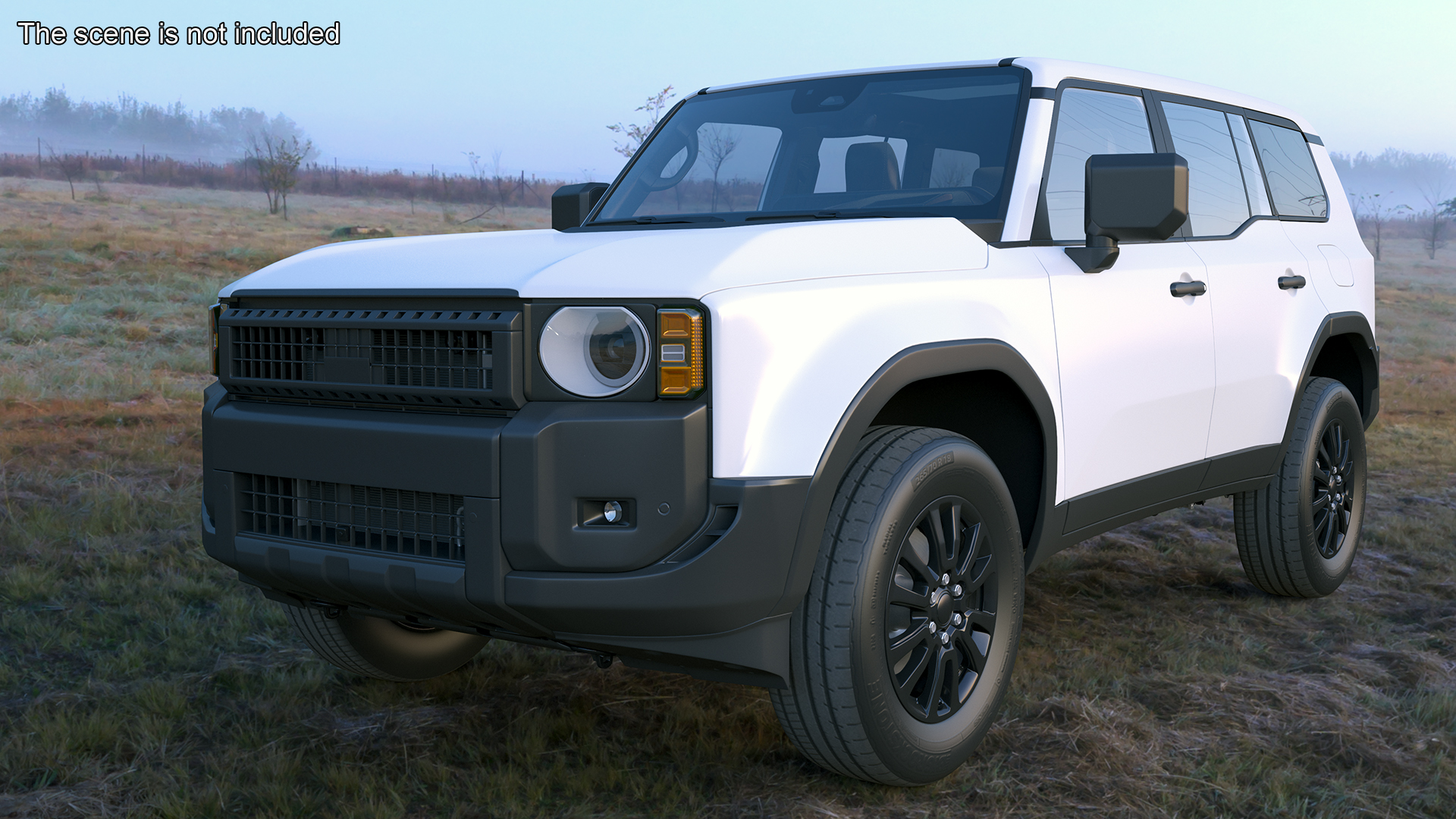 3D model Generic SUV Vehicle White