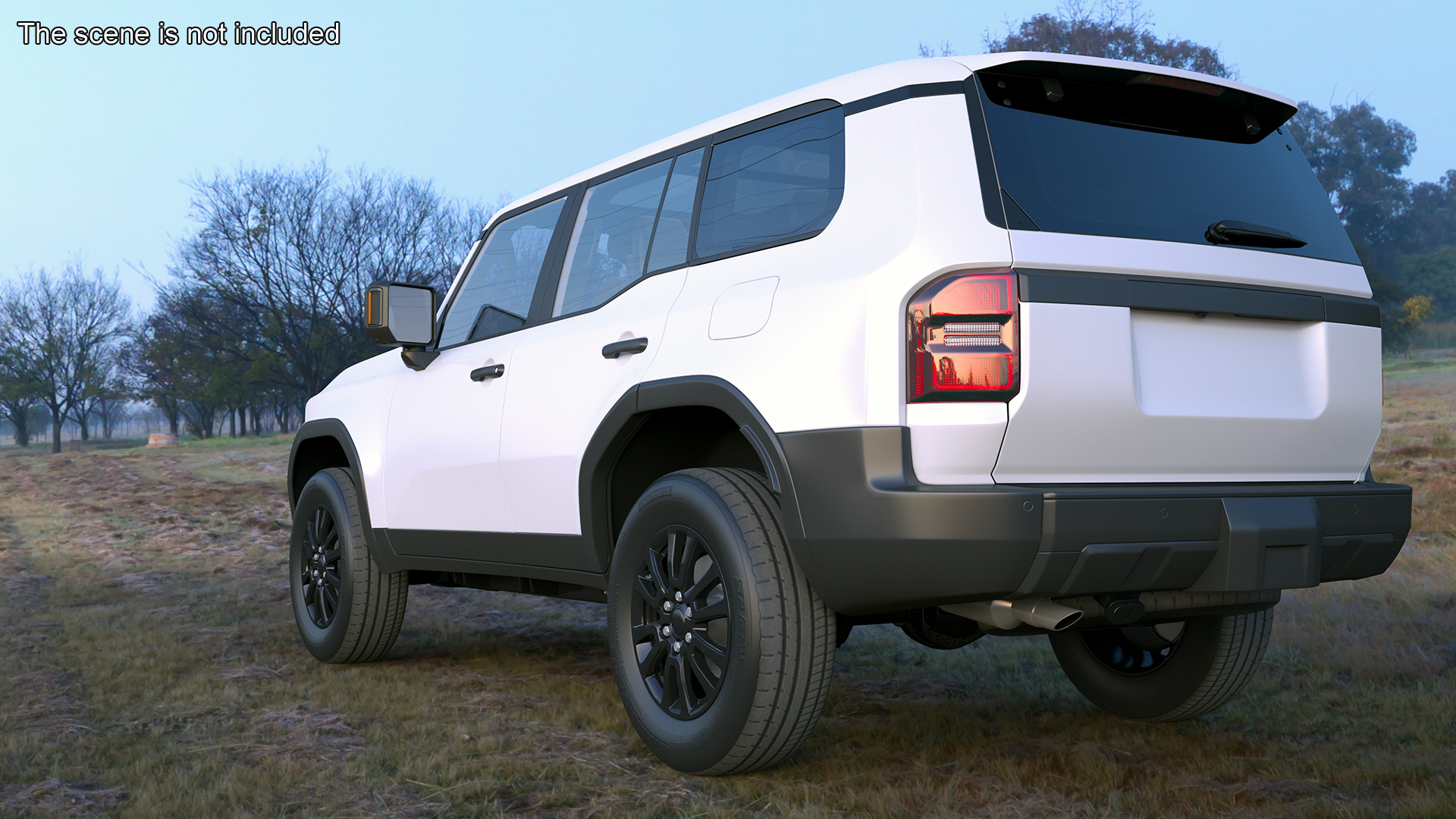 3D model Generic SUV Vehicle White