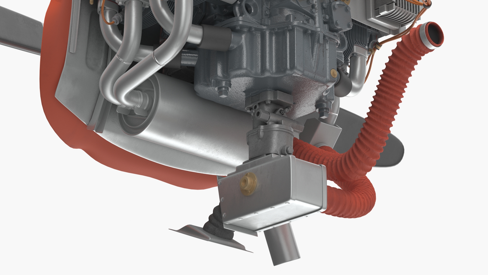 Lycoming O 320 Piston Aero Engine New 3D