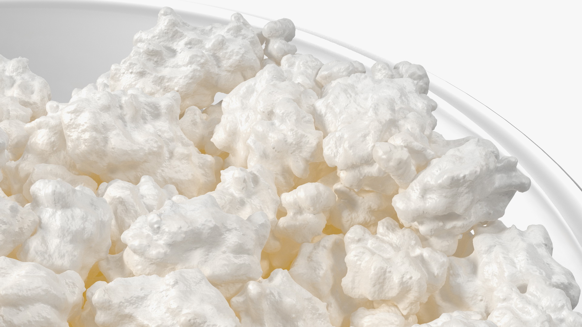 3D model Cottage Cheese Glass Bowl