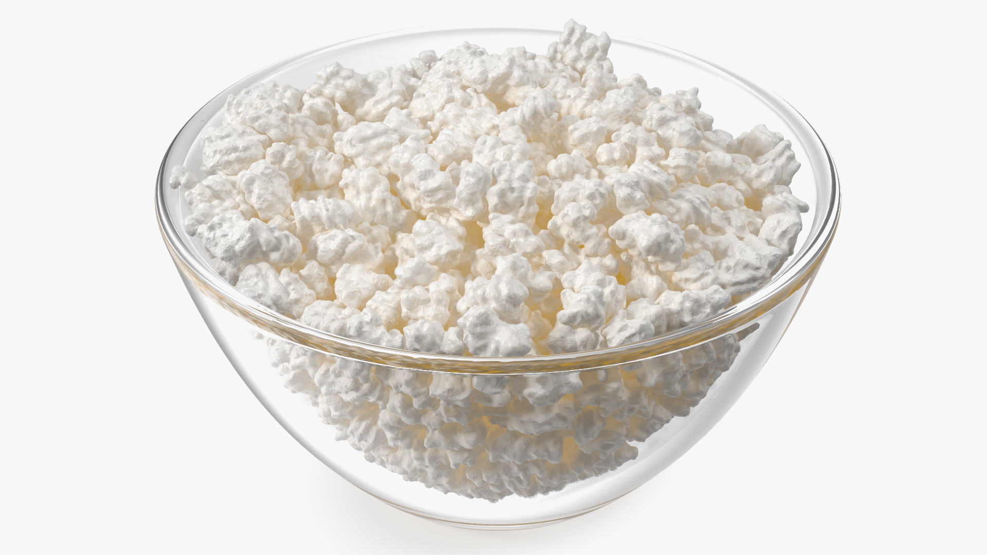 3D model Cottage Cheese Glass Bowl