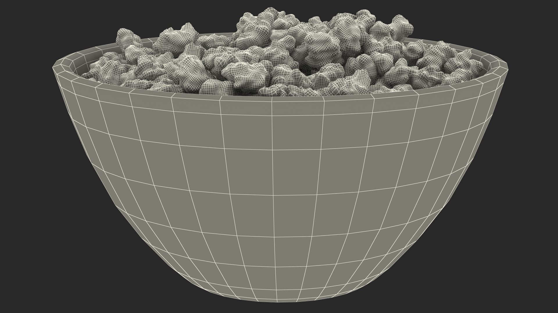 3D model Cottage Cheese Glass Bowl