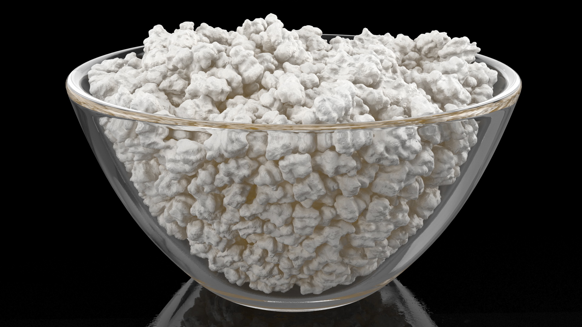 3D model Cottage Cheese Glass Bowl