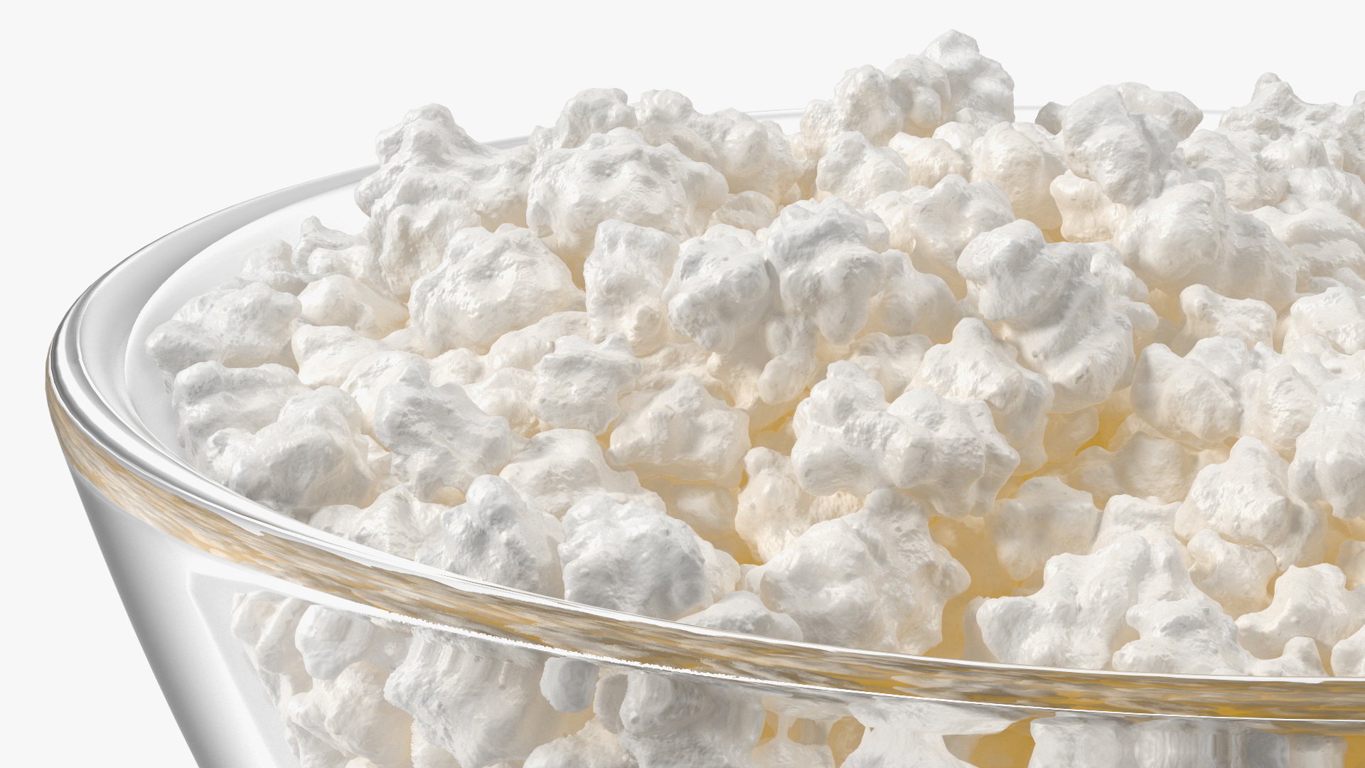 3D model Cottage Cheese Glass Bowl
