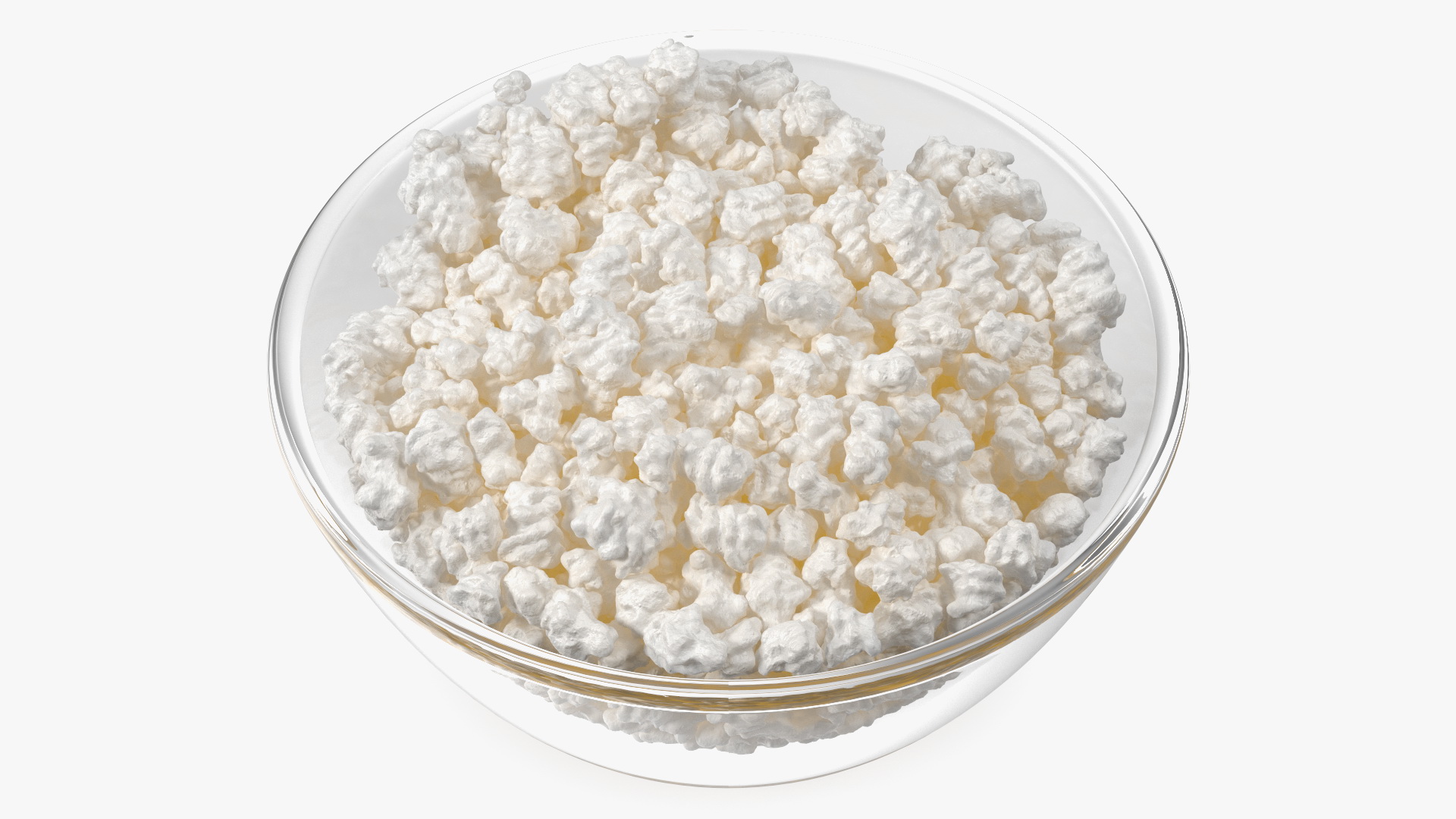 3D model Cottage Cheese Glass Bowl