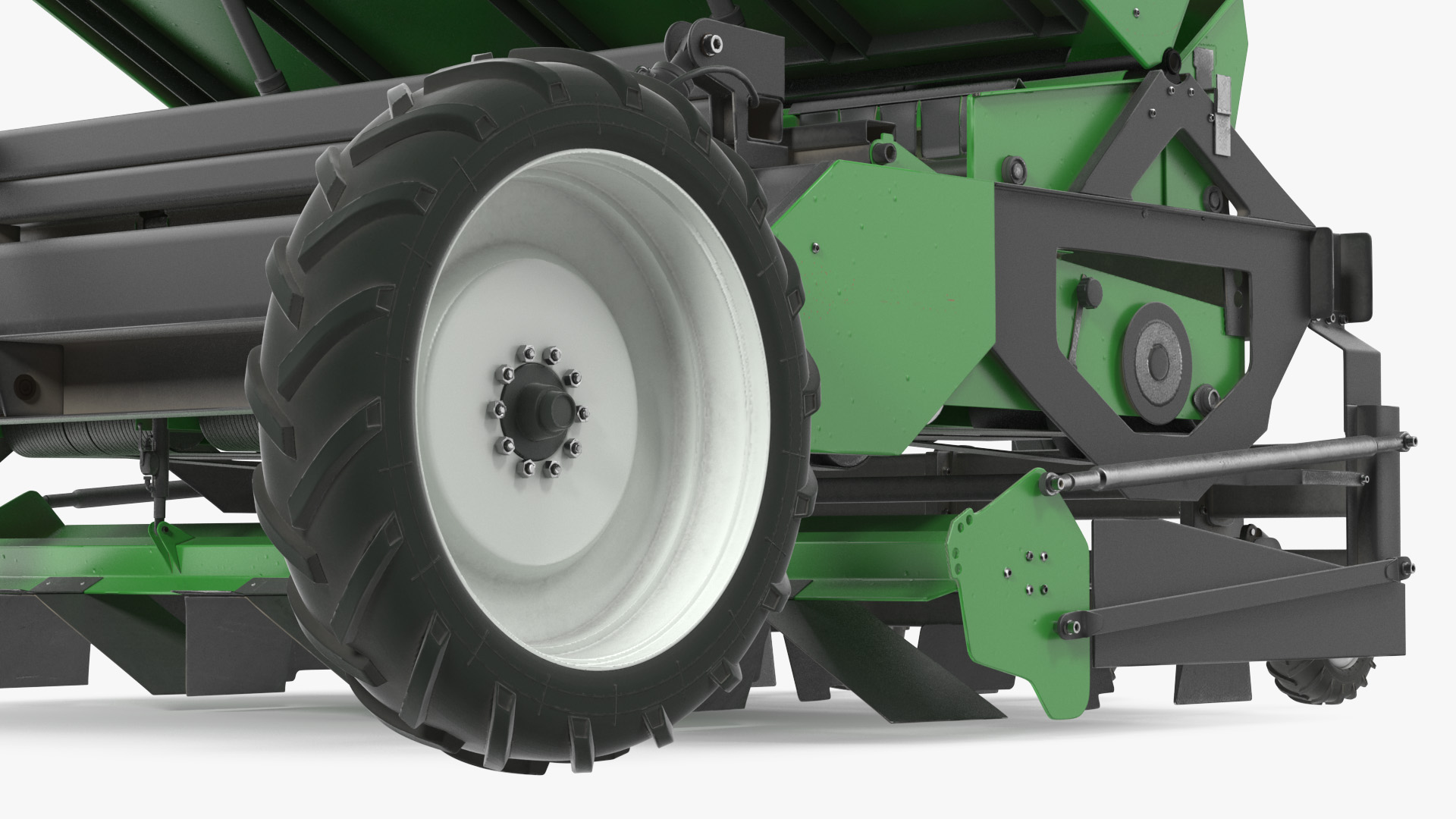 3D model Potato Planter Green Used