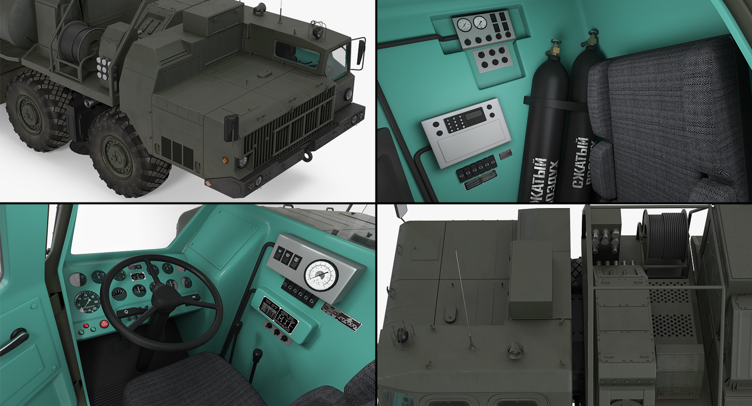 S 300 Russian SAM System 3D model