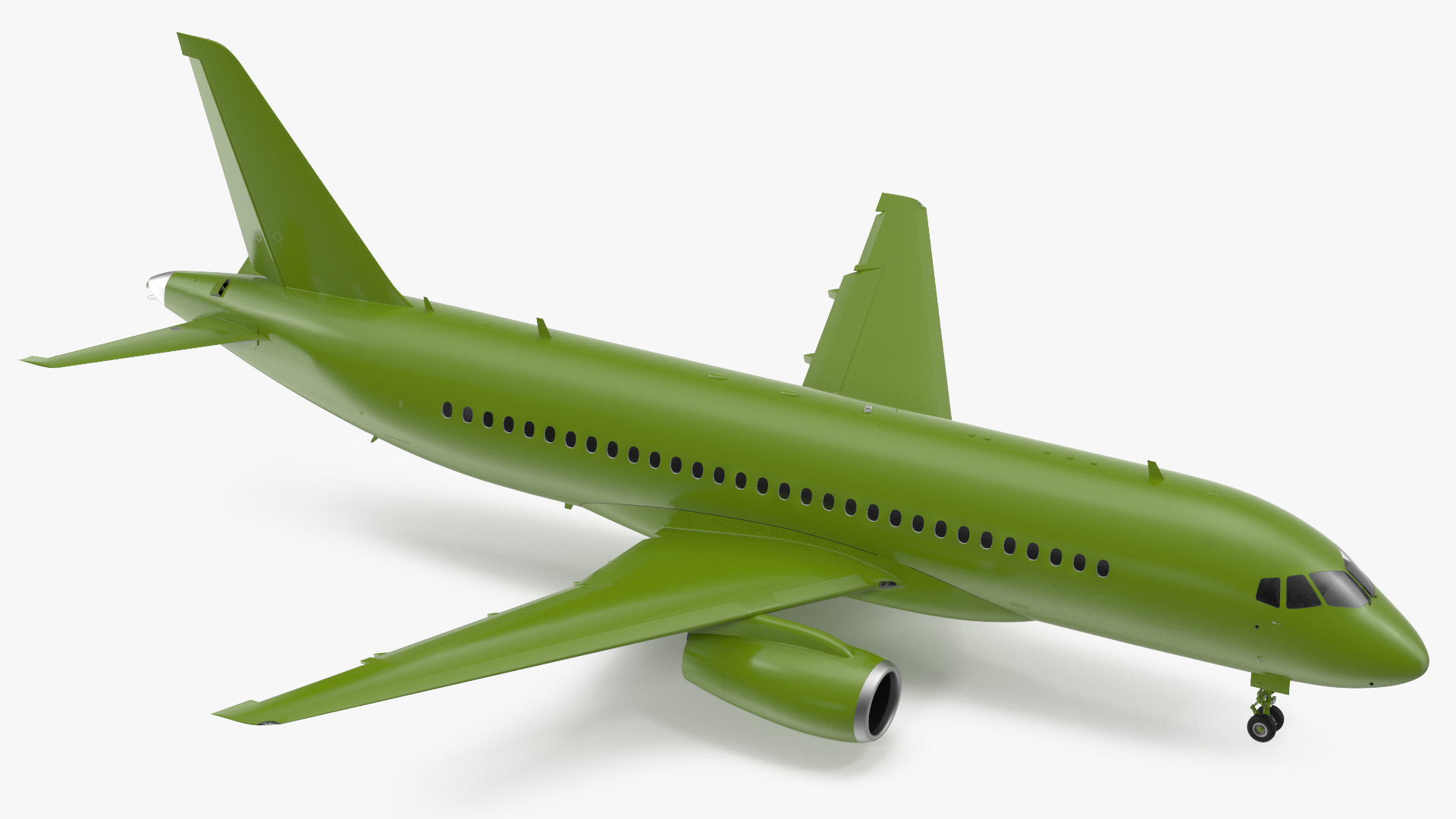 Regional Jet Rigged 3D model