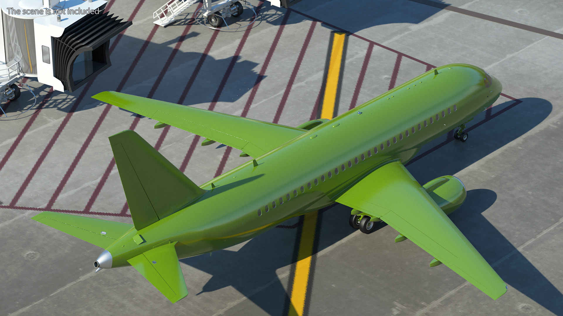 Regional Jet Rigged 3D model