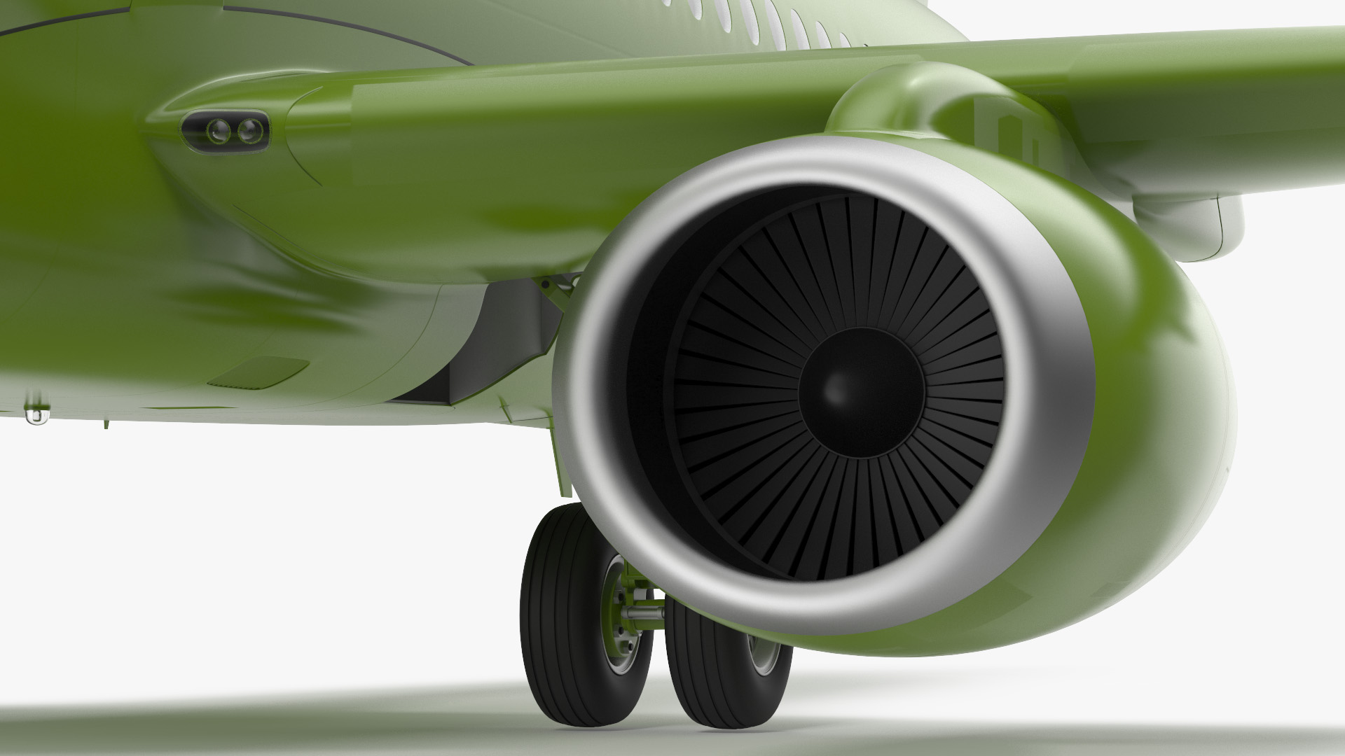 Regional Jet Rigged 3D model