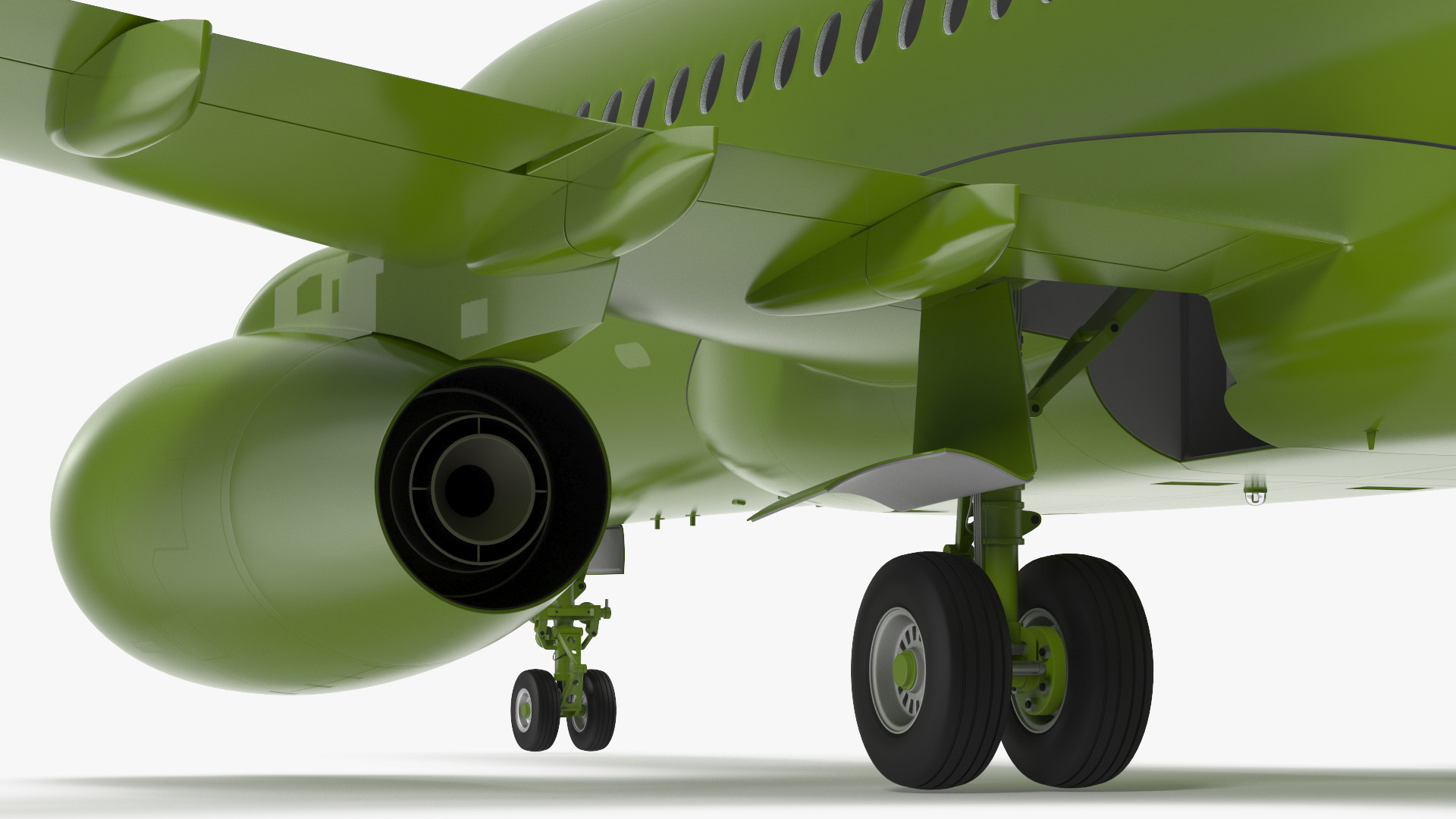 Regional Jet Rigged 3D model
