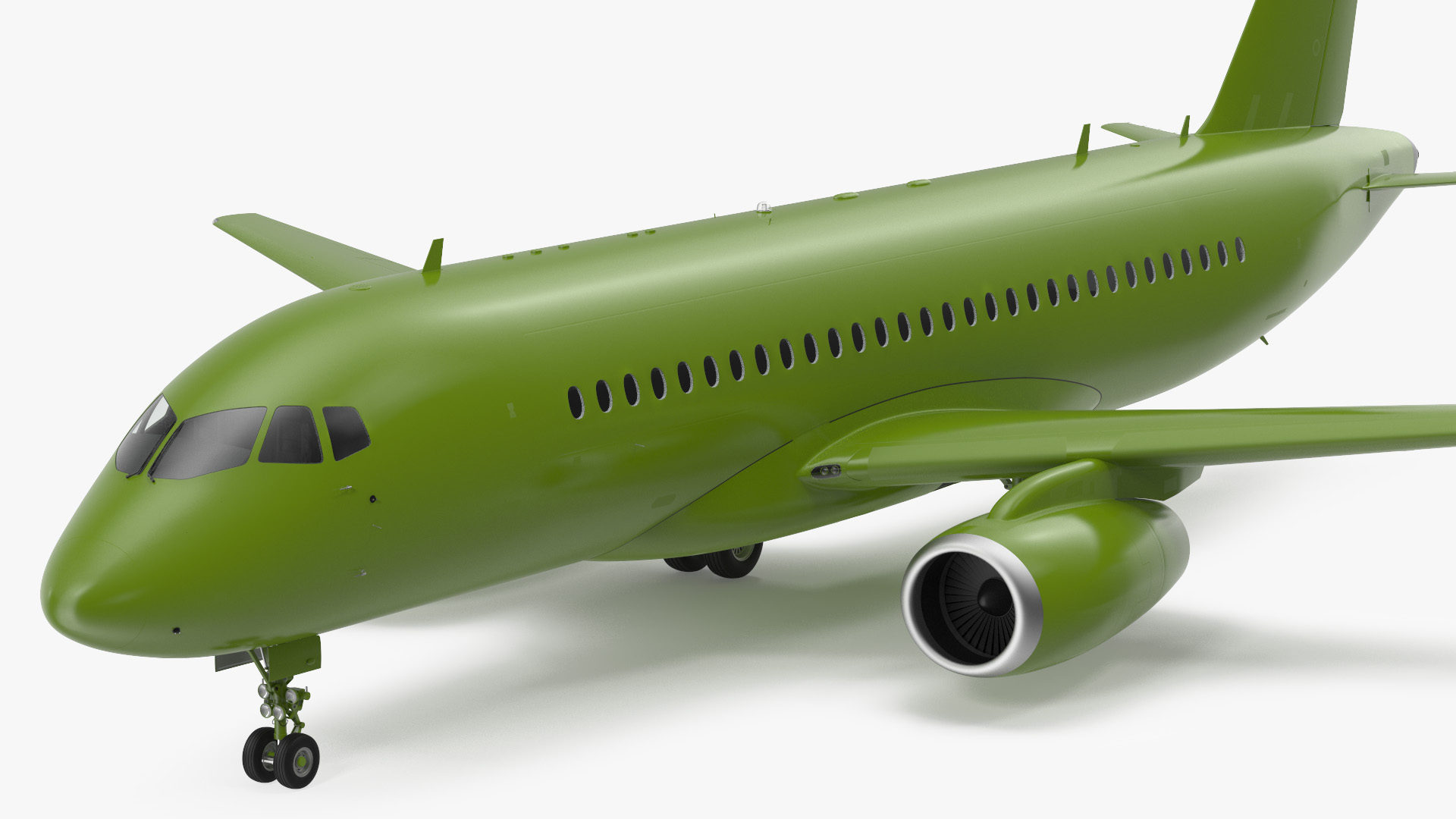 Regional Jet Rigged 3D model