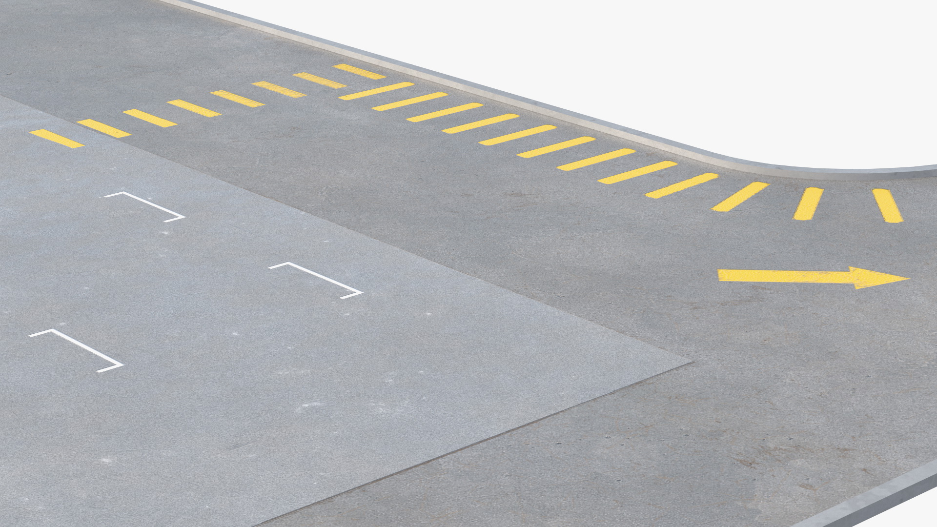 Large Parking Lot 3D
