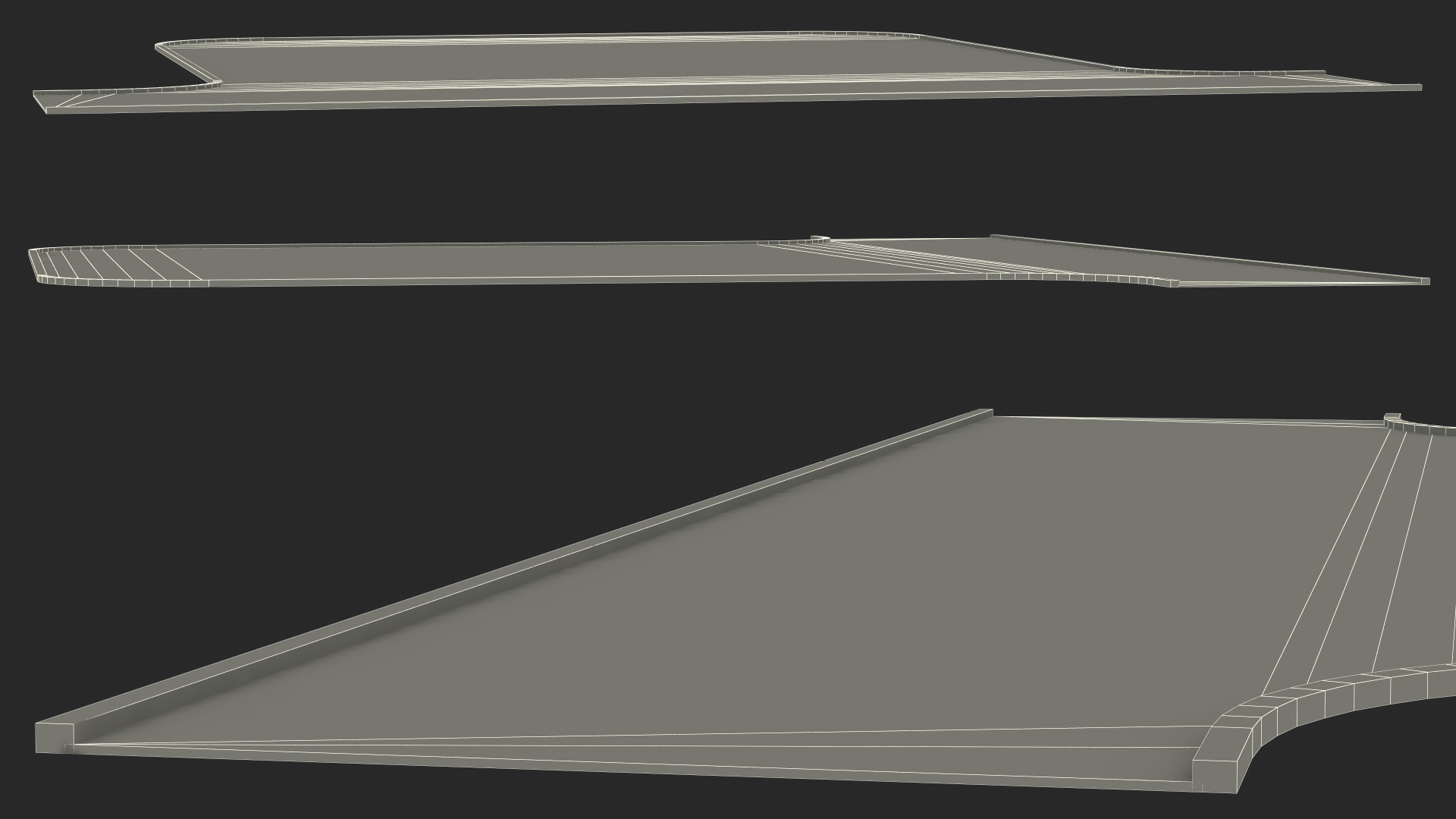 Large Parking Lot 3D