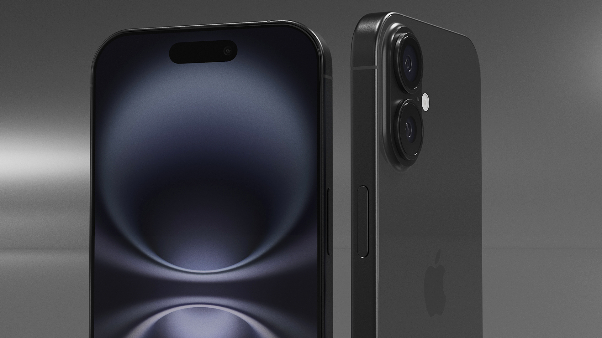 3D Apple IPhone 16 Black