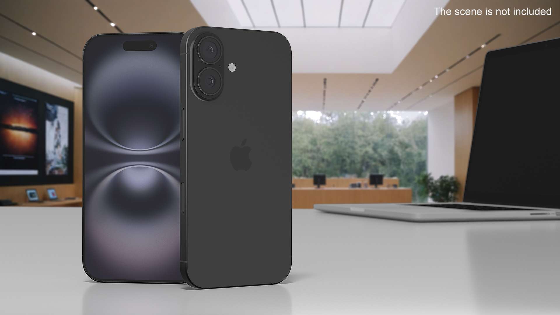 3D Apple IPhone 16 Black