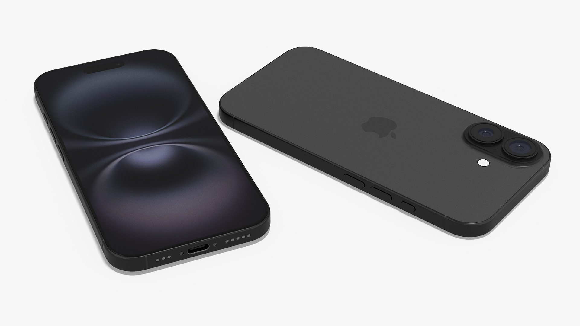3D Apple IPhone 16 Black