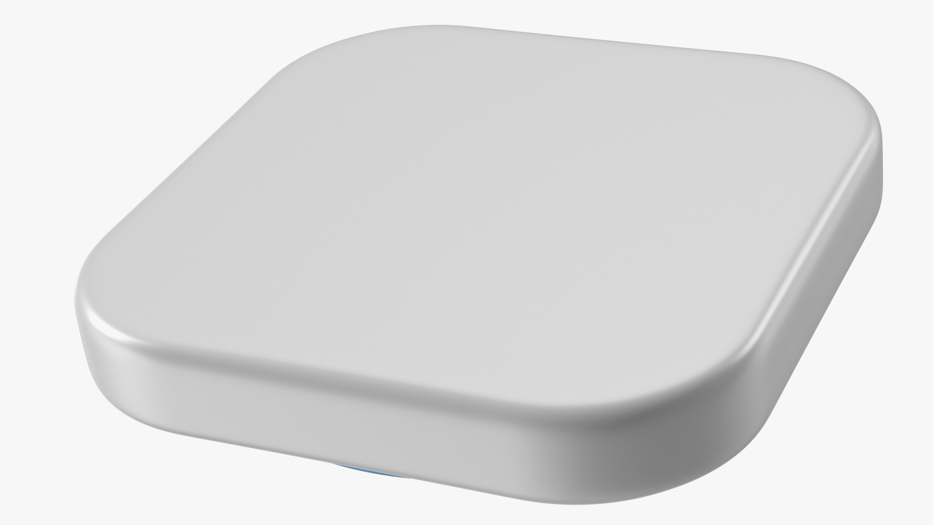 3D Telegram Icon model