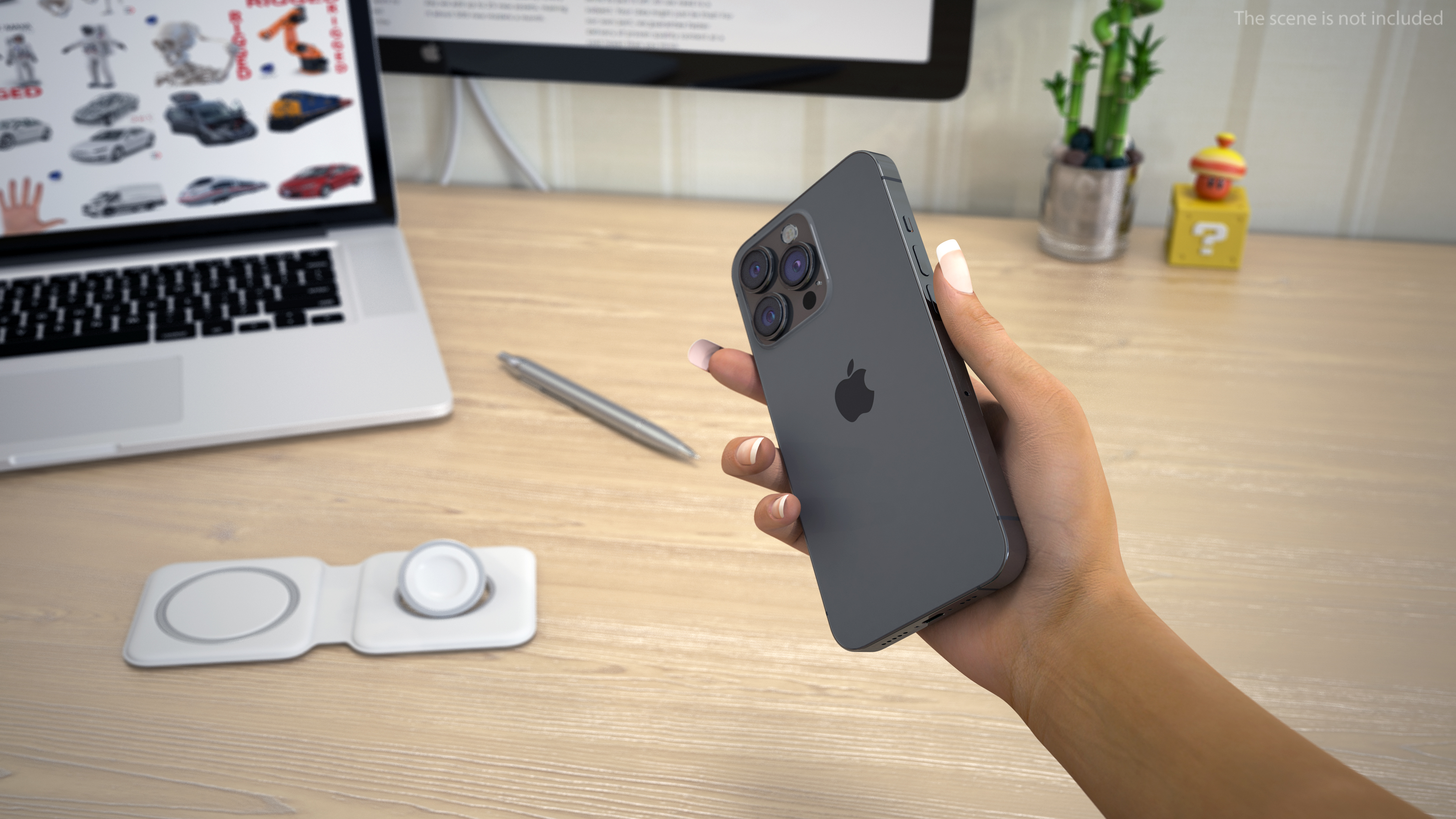 3D Apple iPhone 13 Pro Graphite model