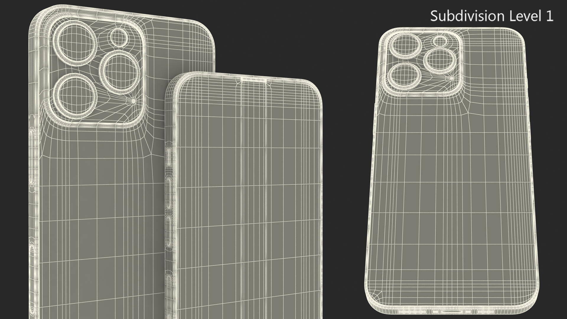 3D Apple iPhone 13 Pro Graphite model