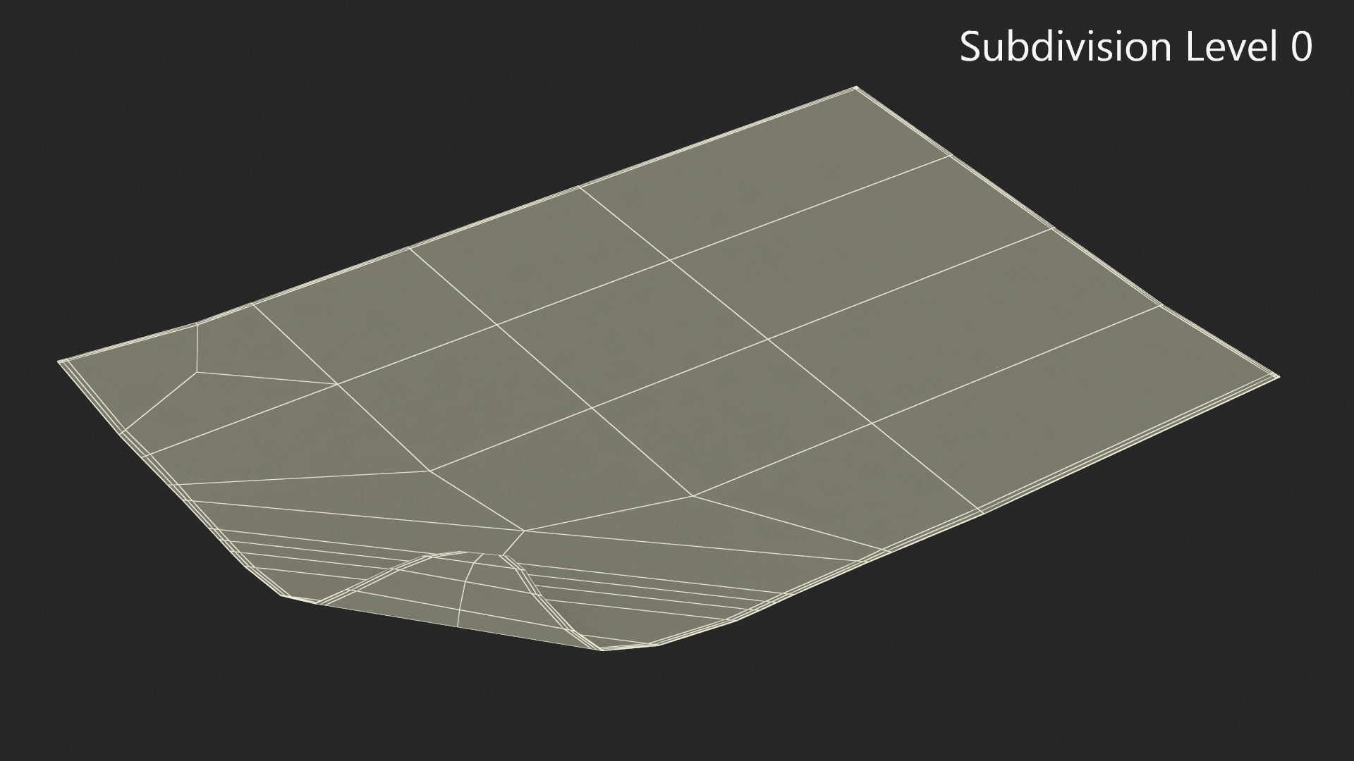 Paper With Corner Curl 3D