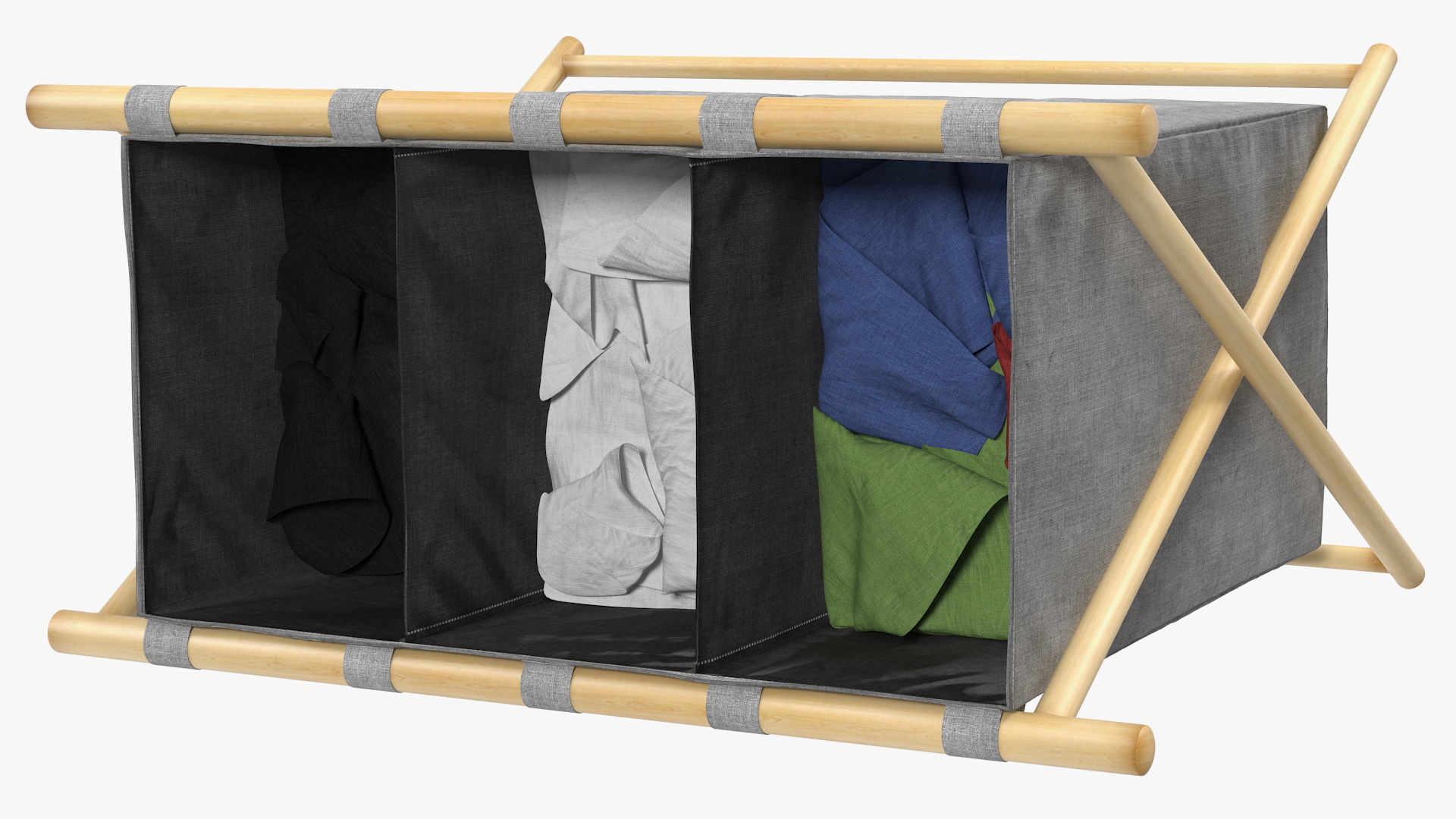 Foldable  Laundry Basket 3D model